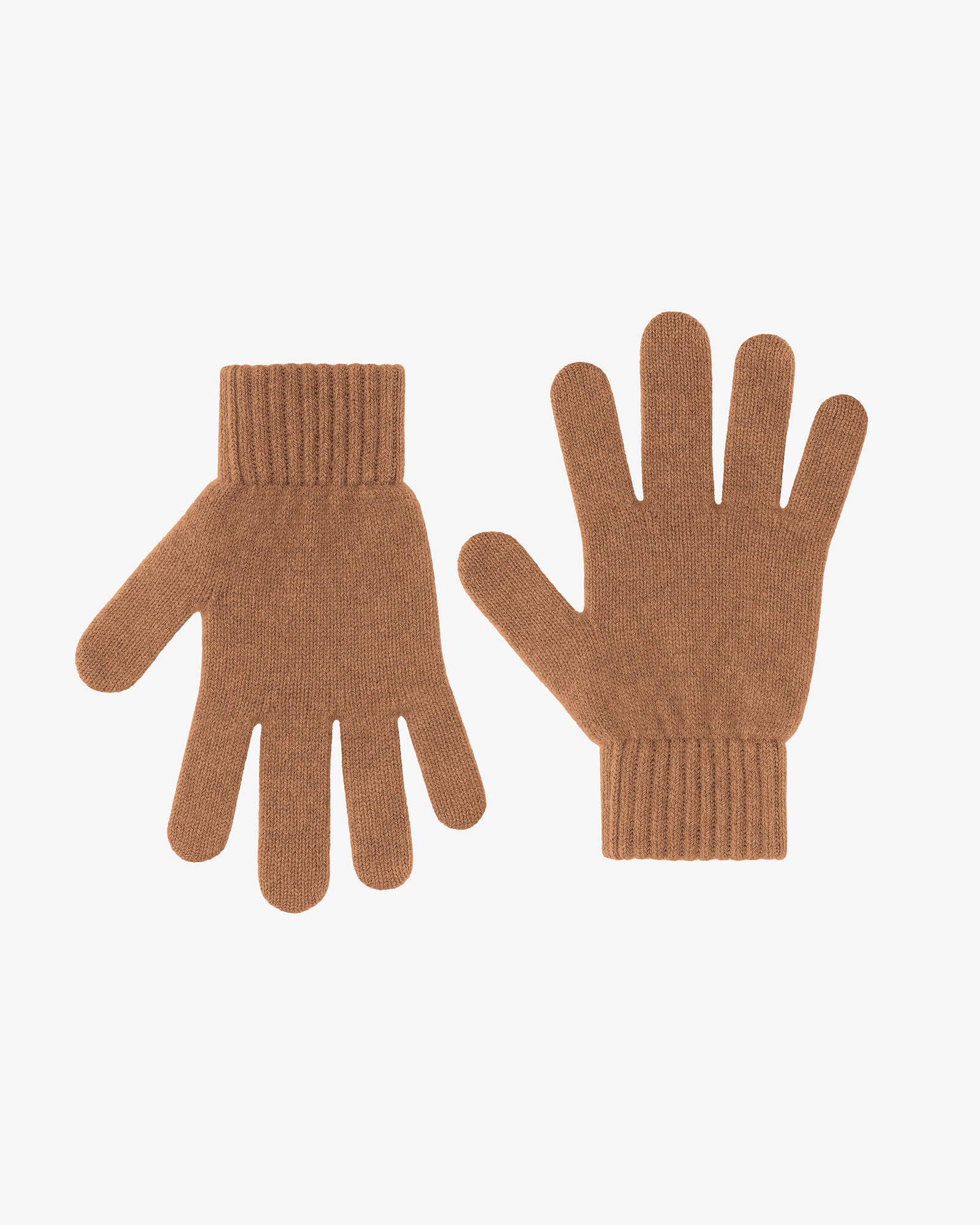 Merino Wool Gloves - Sahara Camel