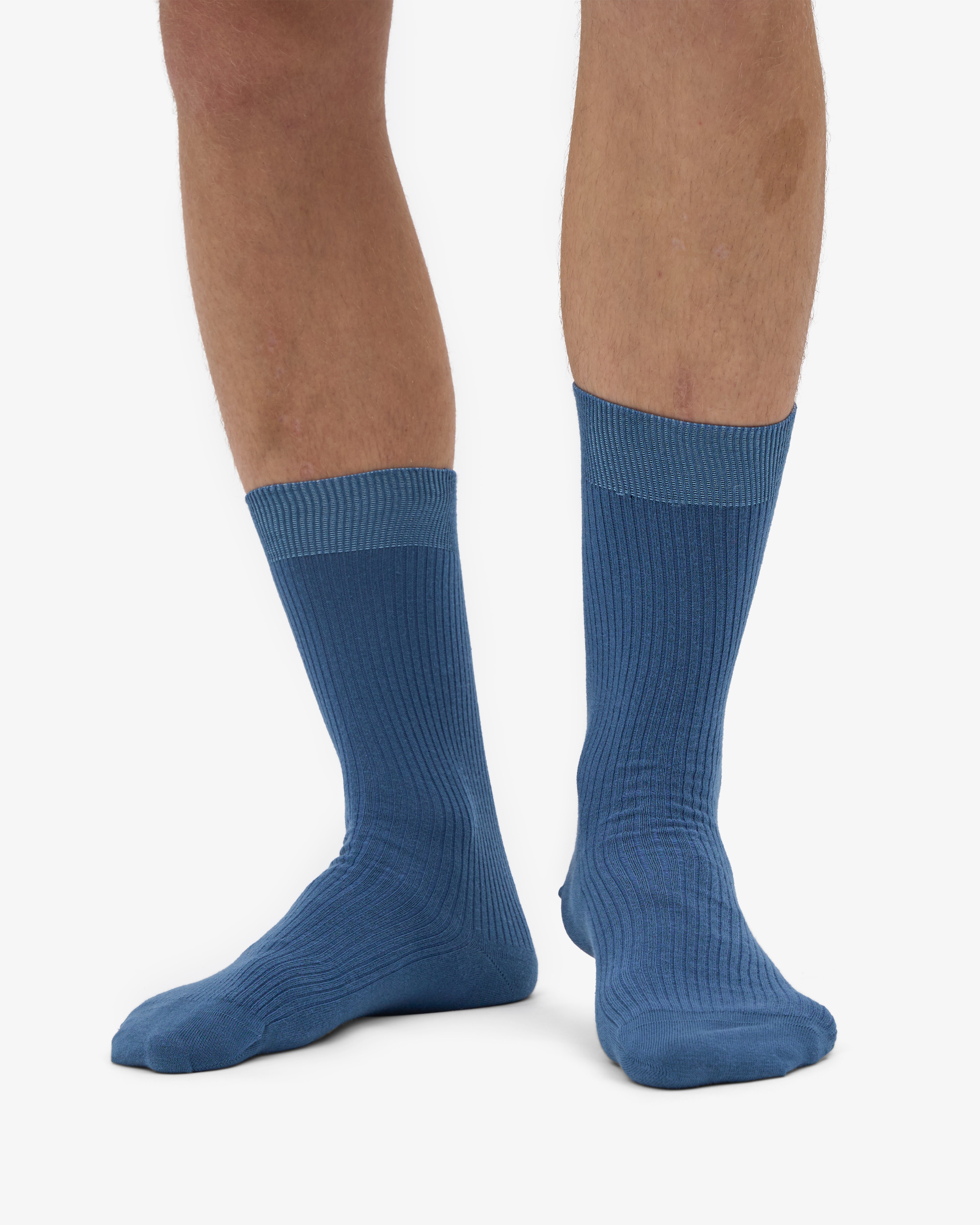 Classic Organic Sock - Petrol Blue