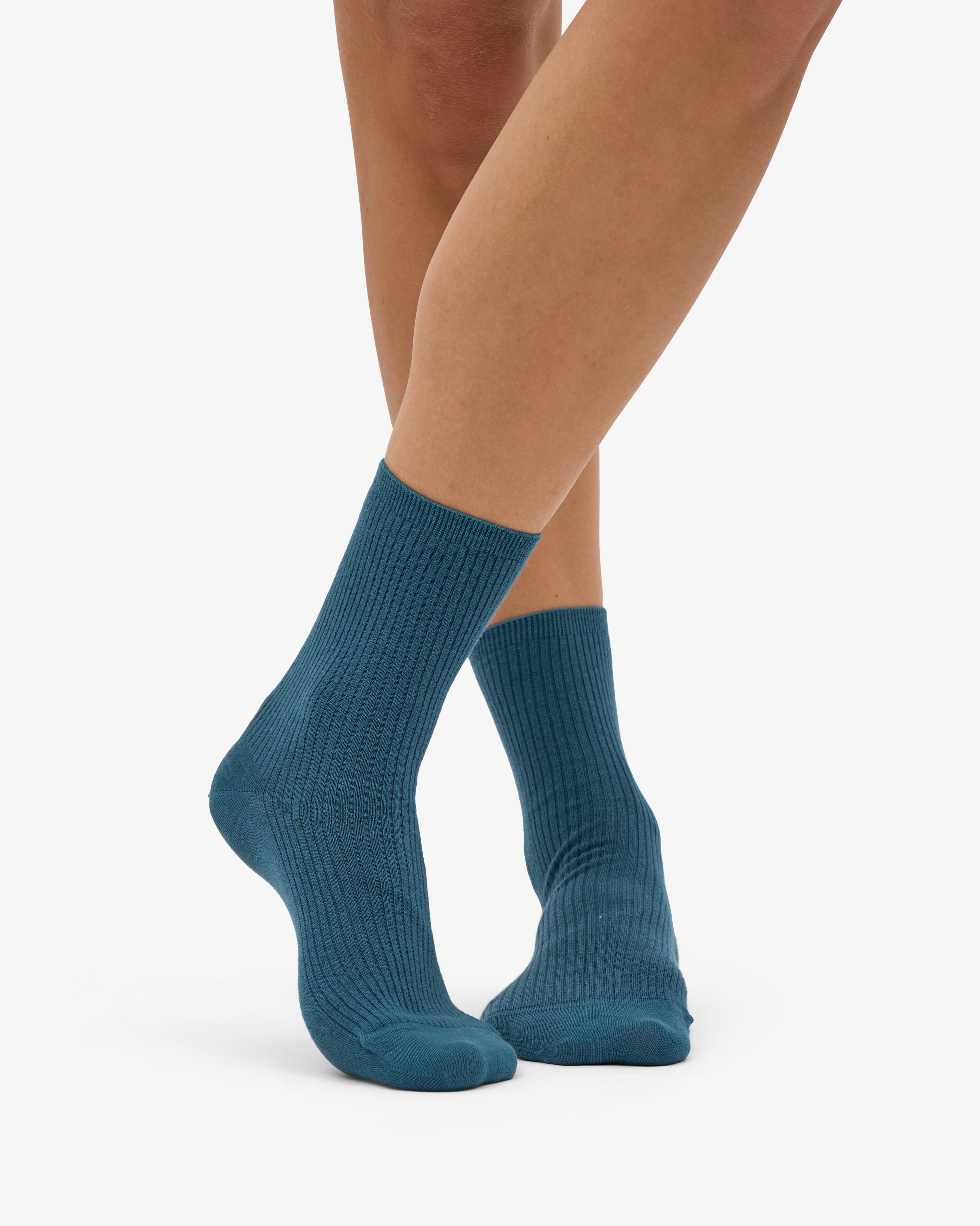Women Classic Organic Sock - Ocean Green (3-Pack)