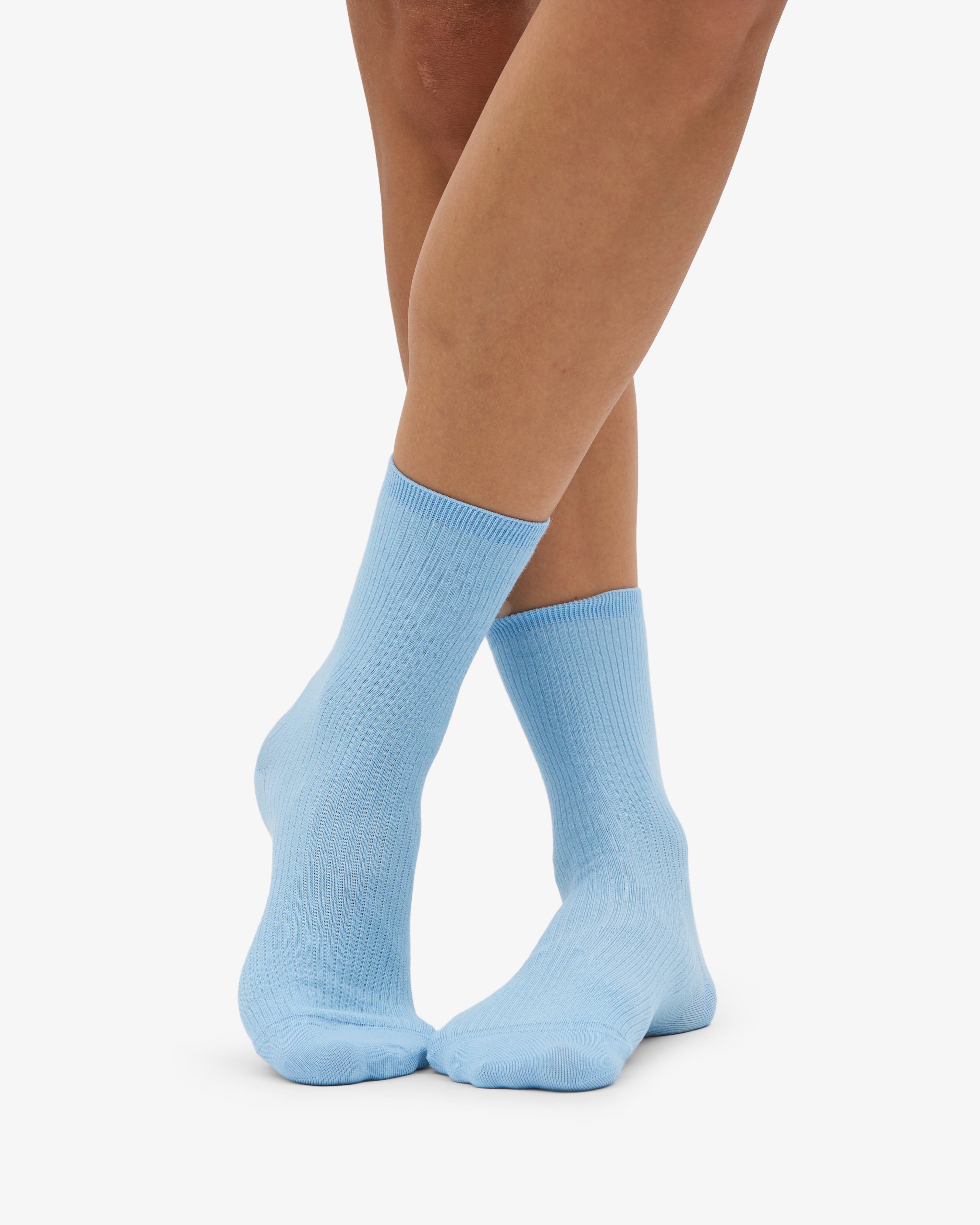 Women Classic Organic Sock - Seaside Blue (3-Pack)
