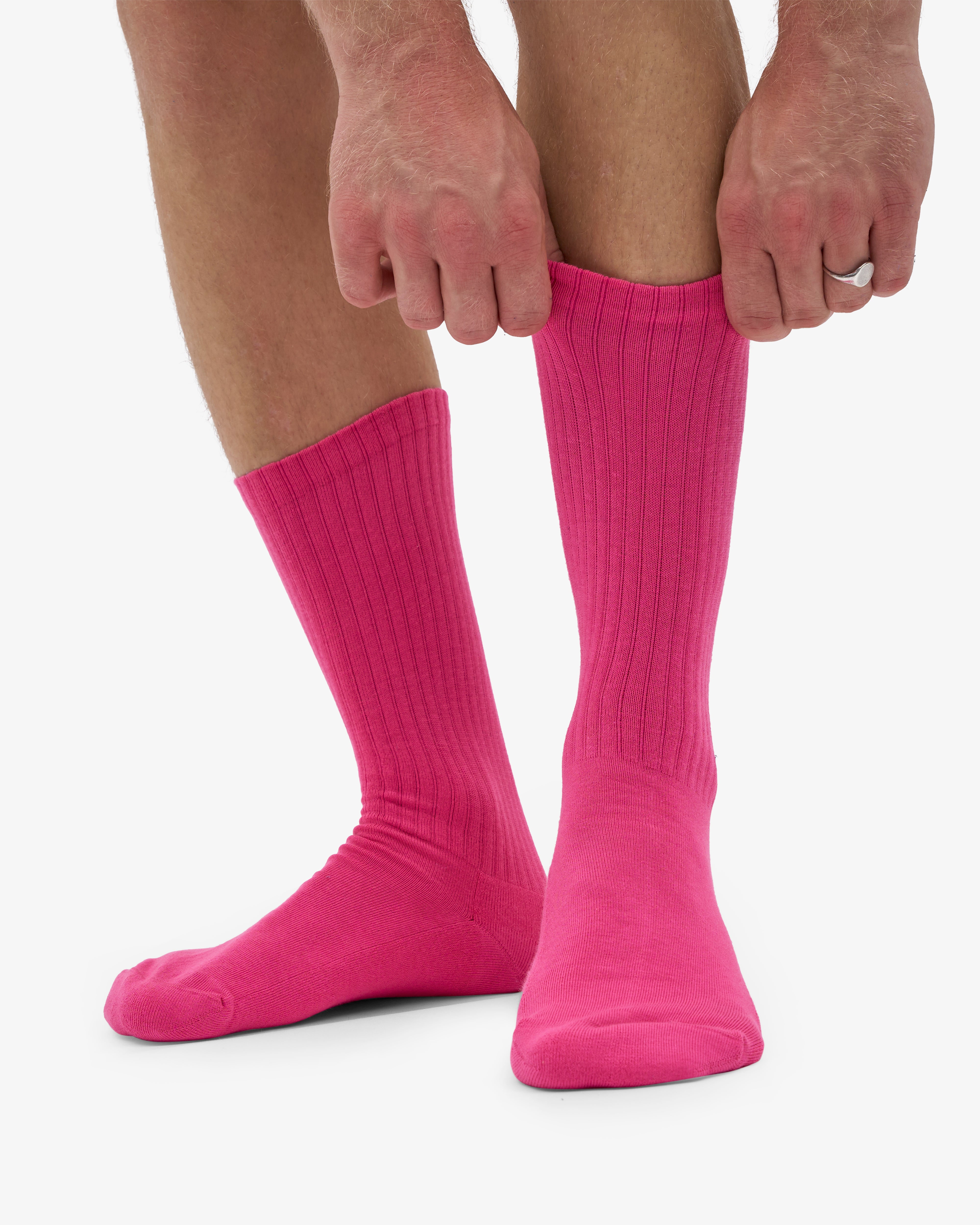 Organic Active Sock - Bubblegum Pink (3-Pack)