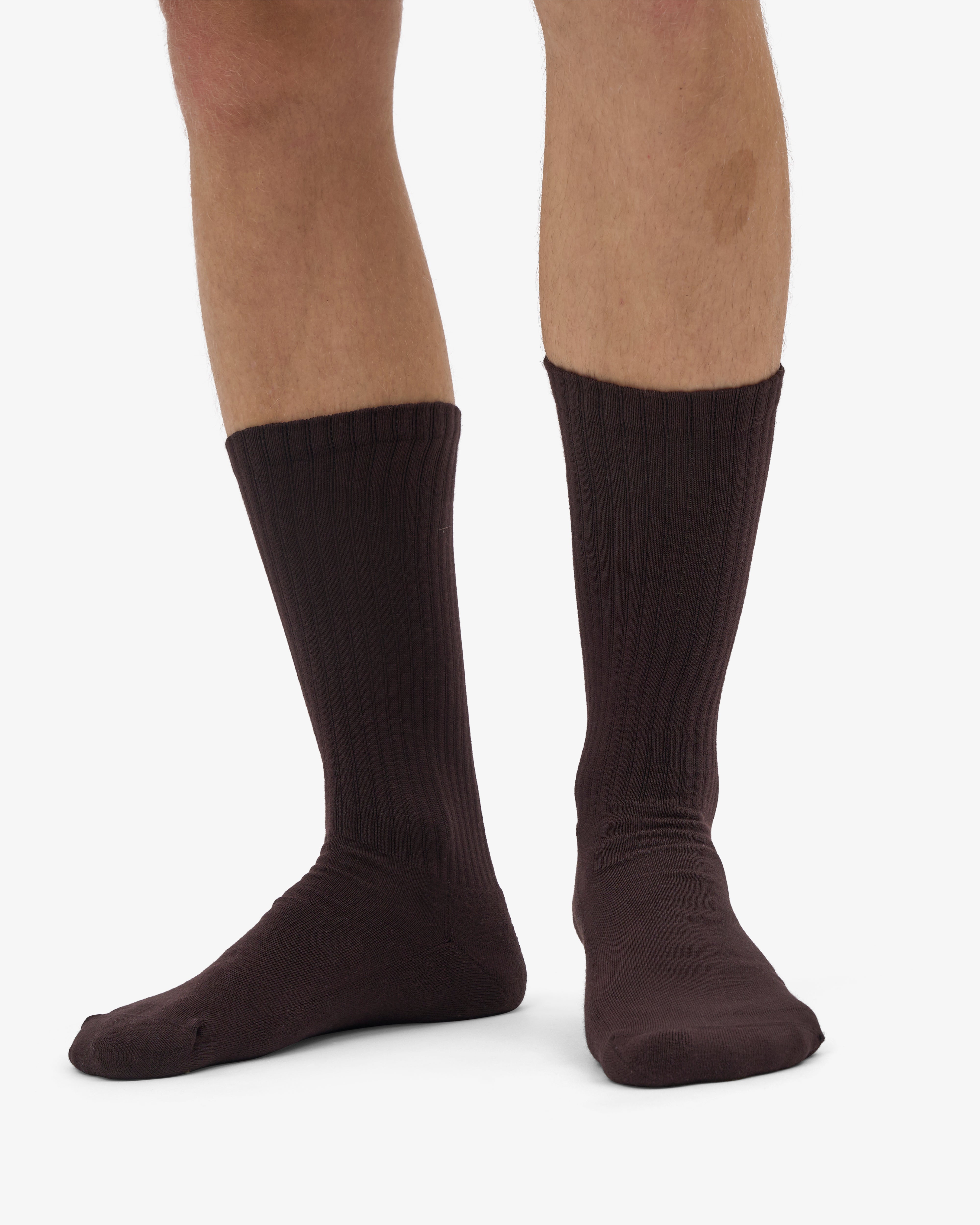 Organic Active Sock - Coffee Brown