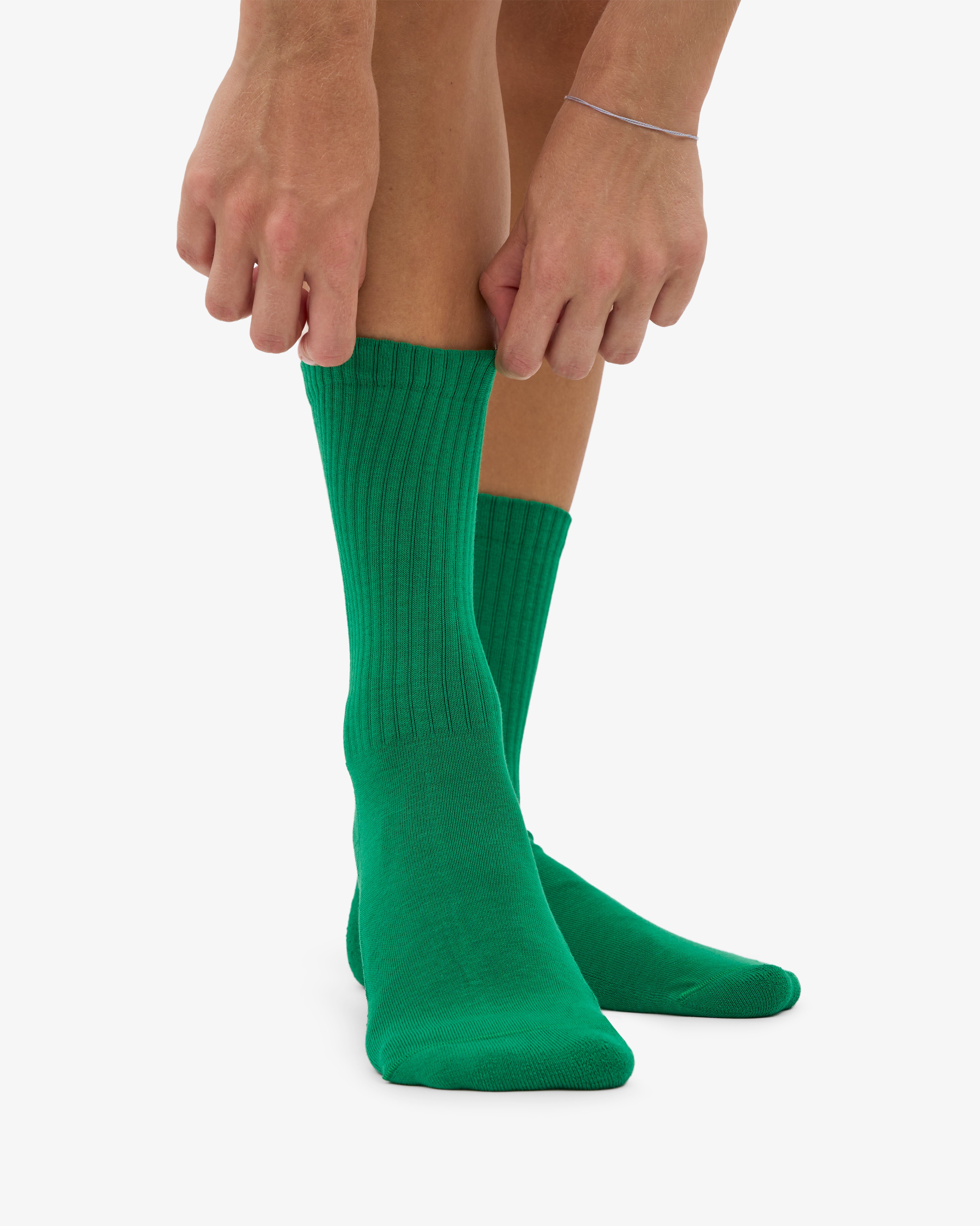 Organic Active Sock - Kelly Green (3-Pack)