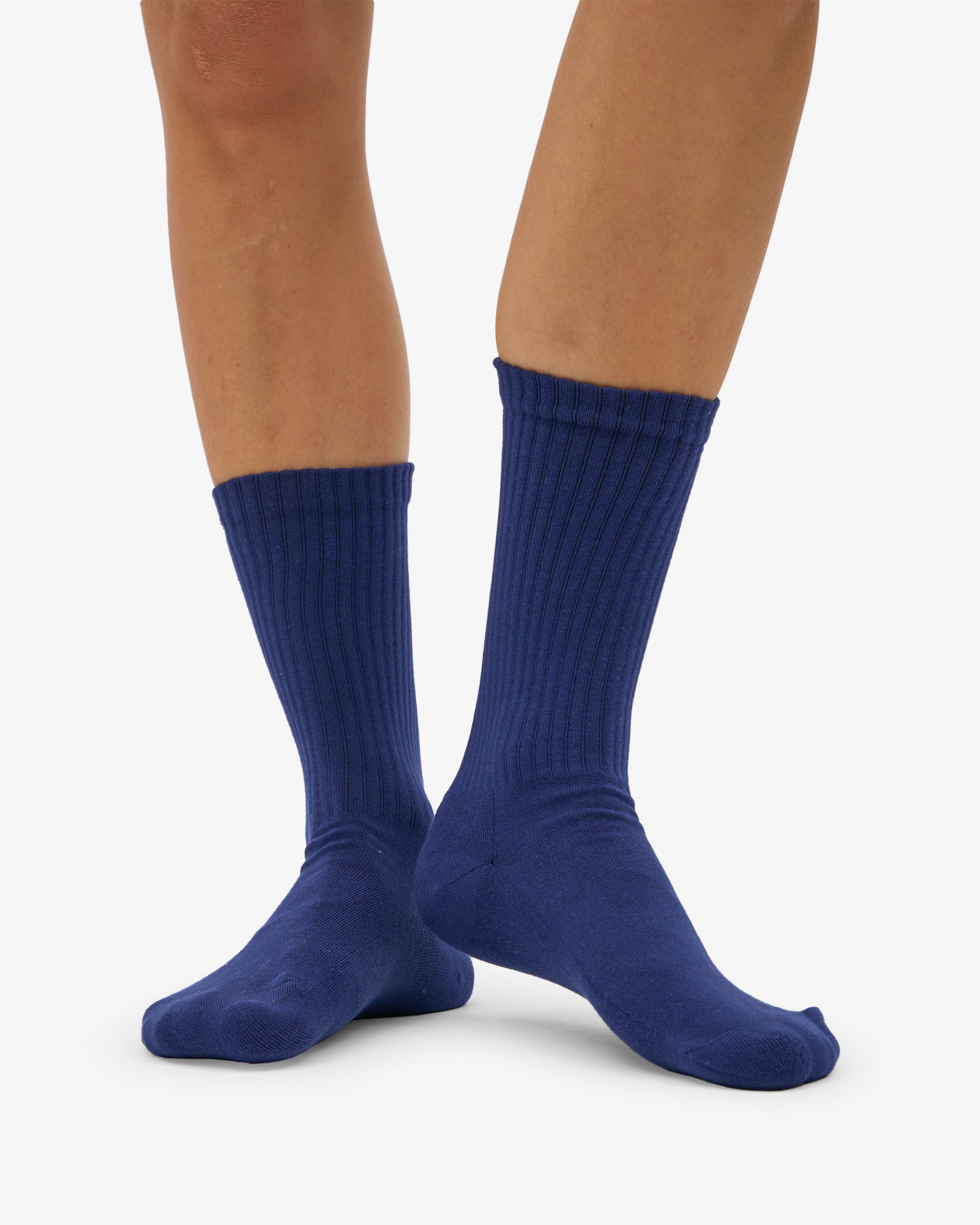 Organic Active Sock - Marine Blue (3-Pack)