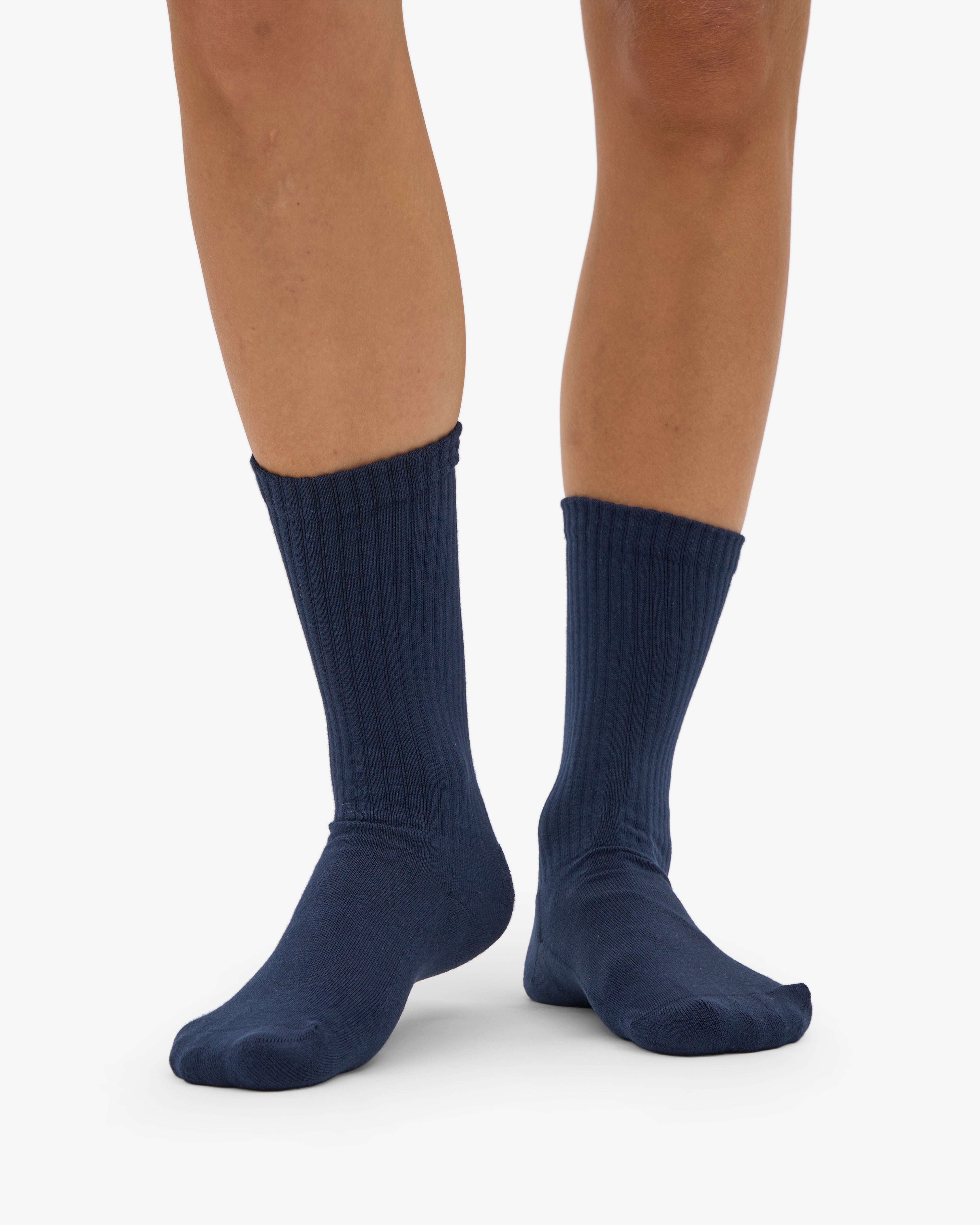 Organic Active Sock - Navy Blue (3-Pack)