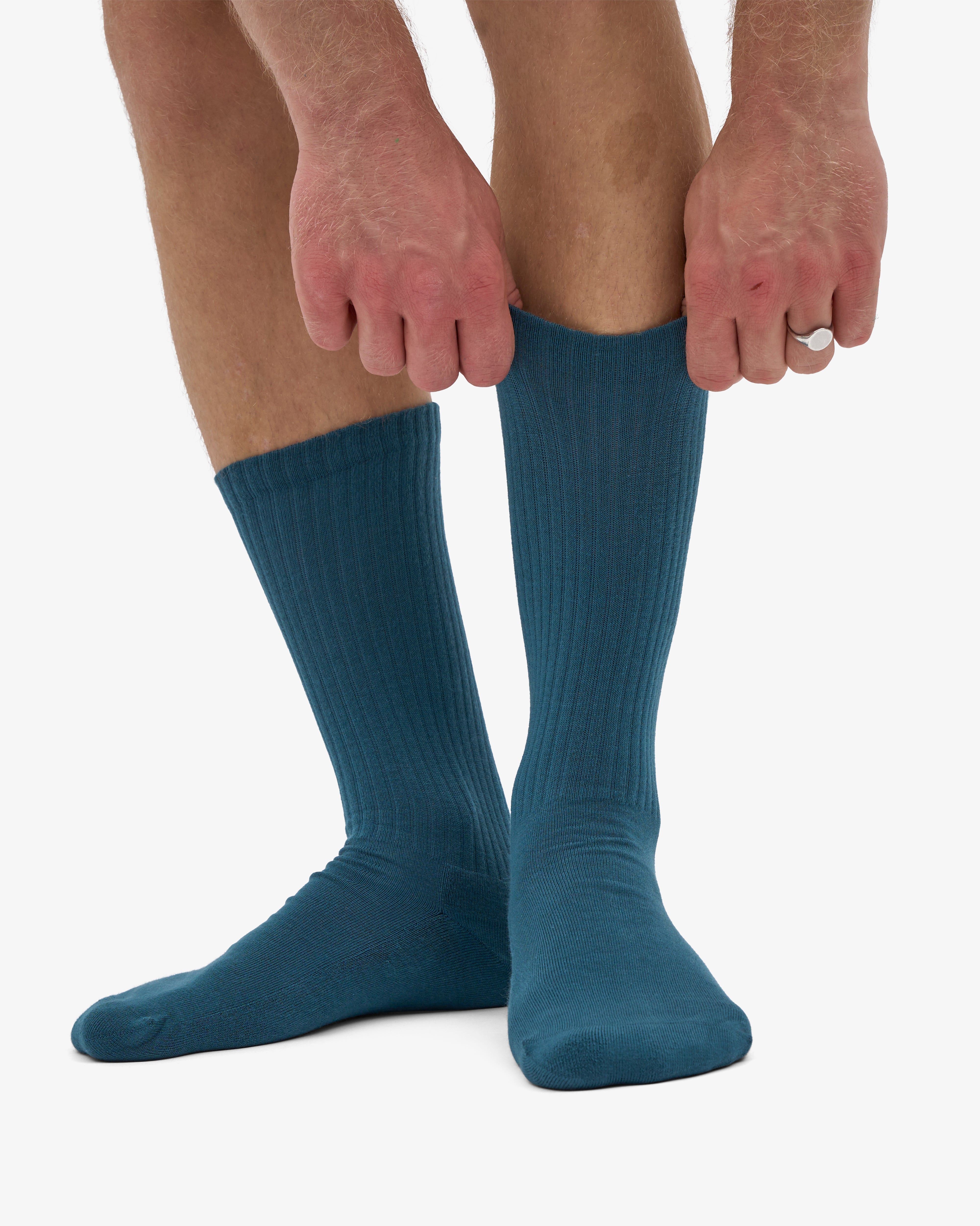 Organic Active Sock - Ocean Green (3-Pack)