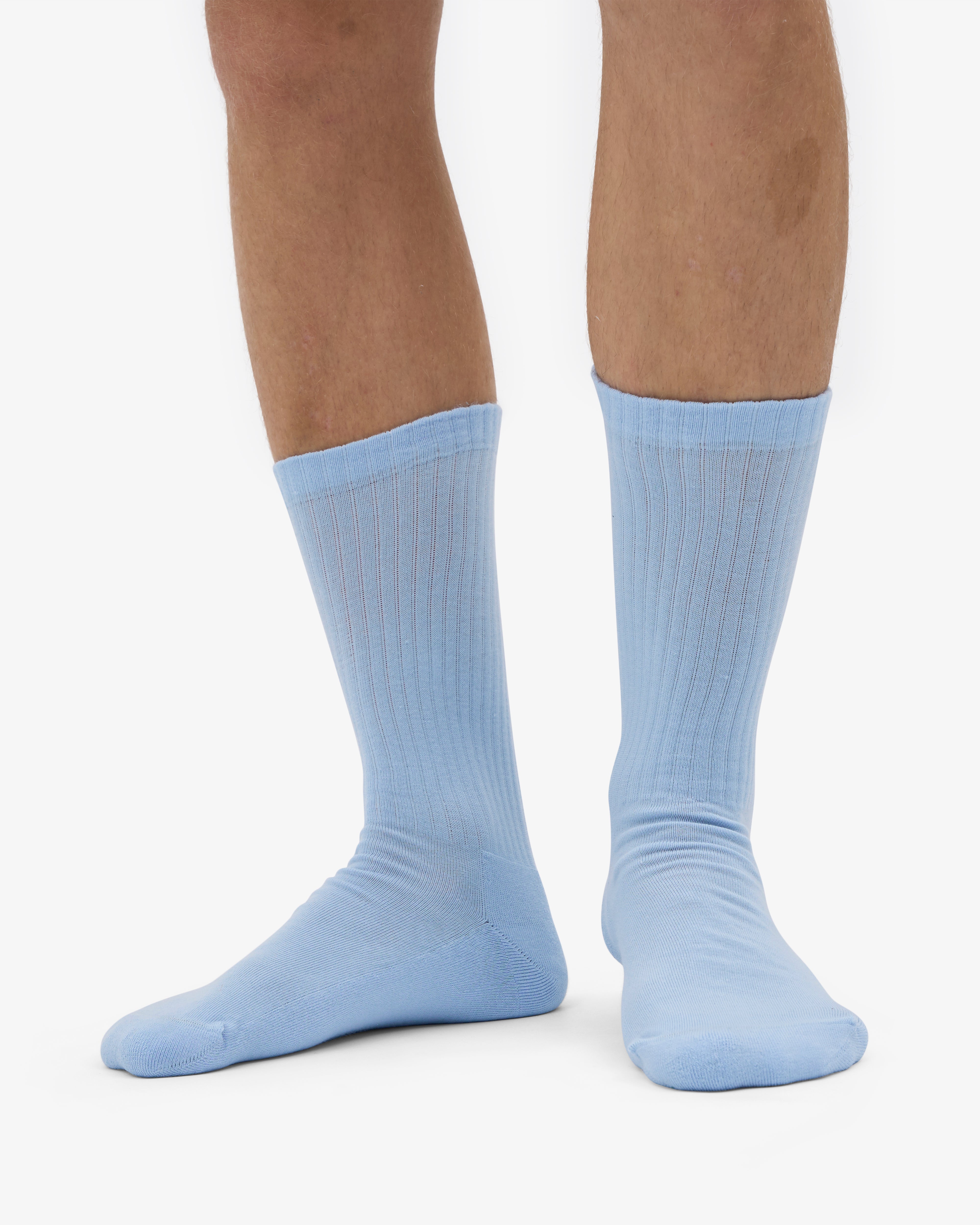Organic Active Sock - Polar Blue