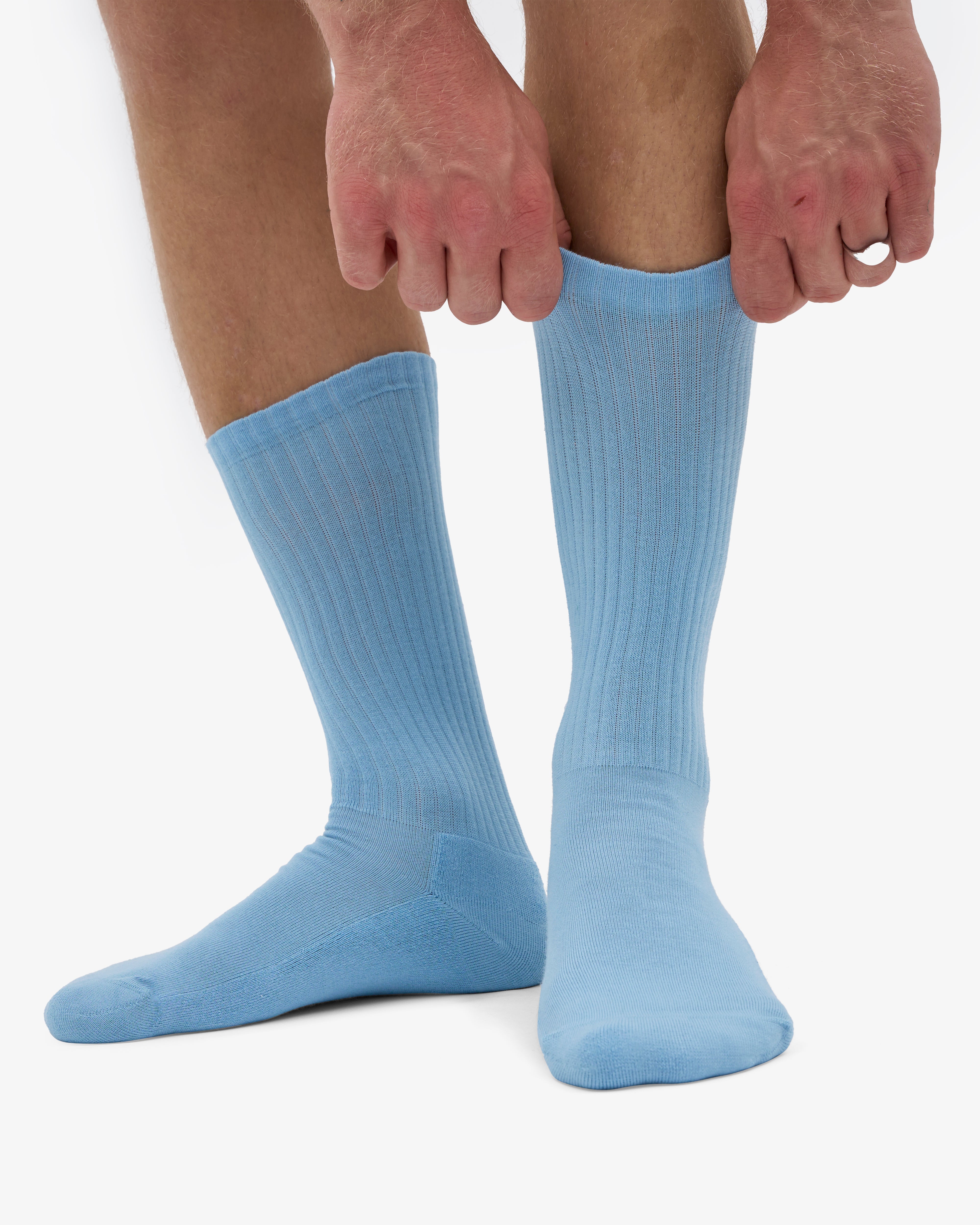 Organic Active Sock - Seaside Blue (3-Pack)