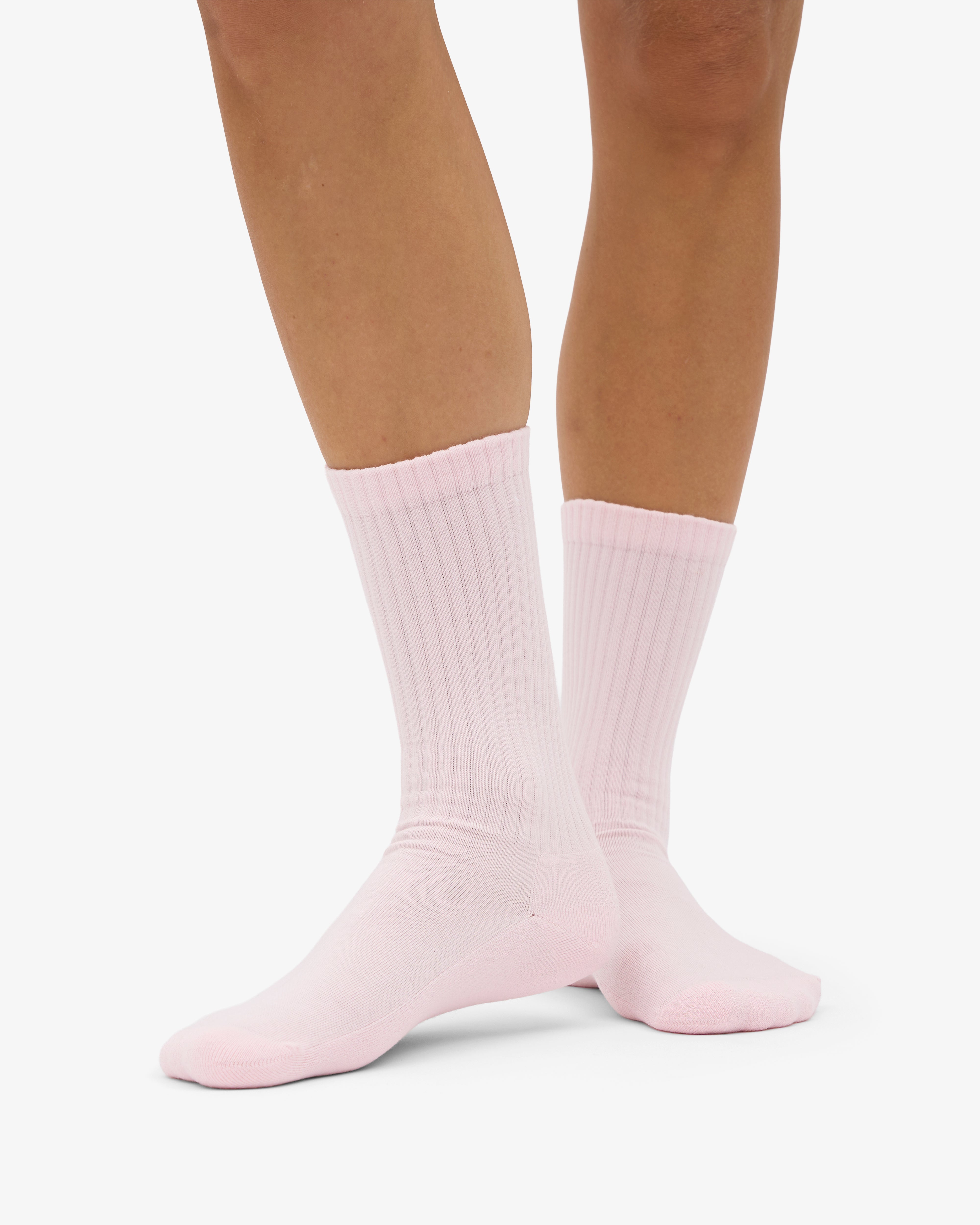 Organic Active Sock - Faded Pink