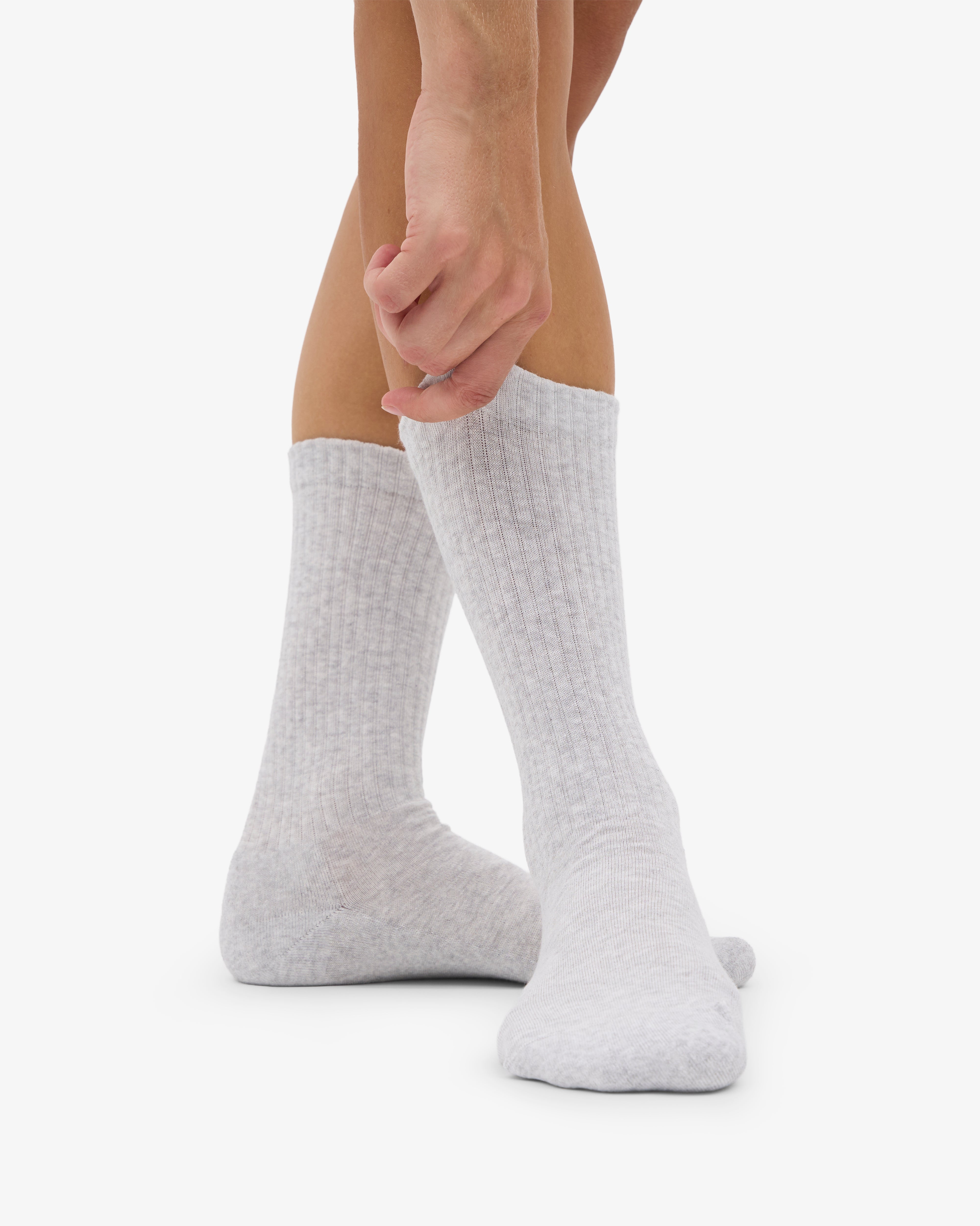 Organic Active Sock - Snow Melange (3-Pack)