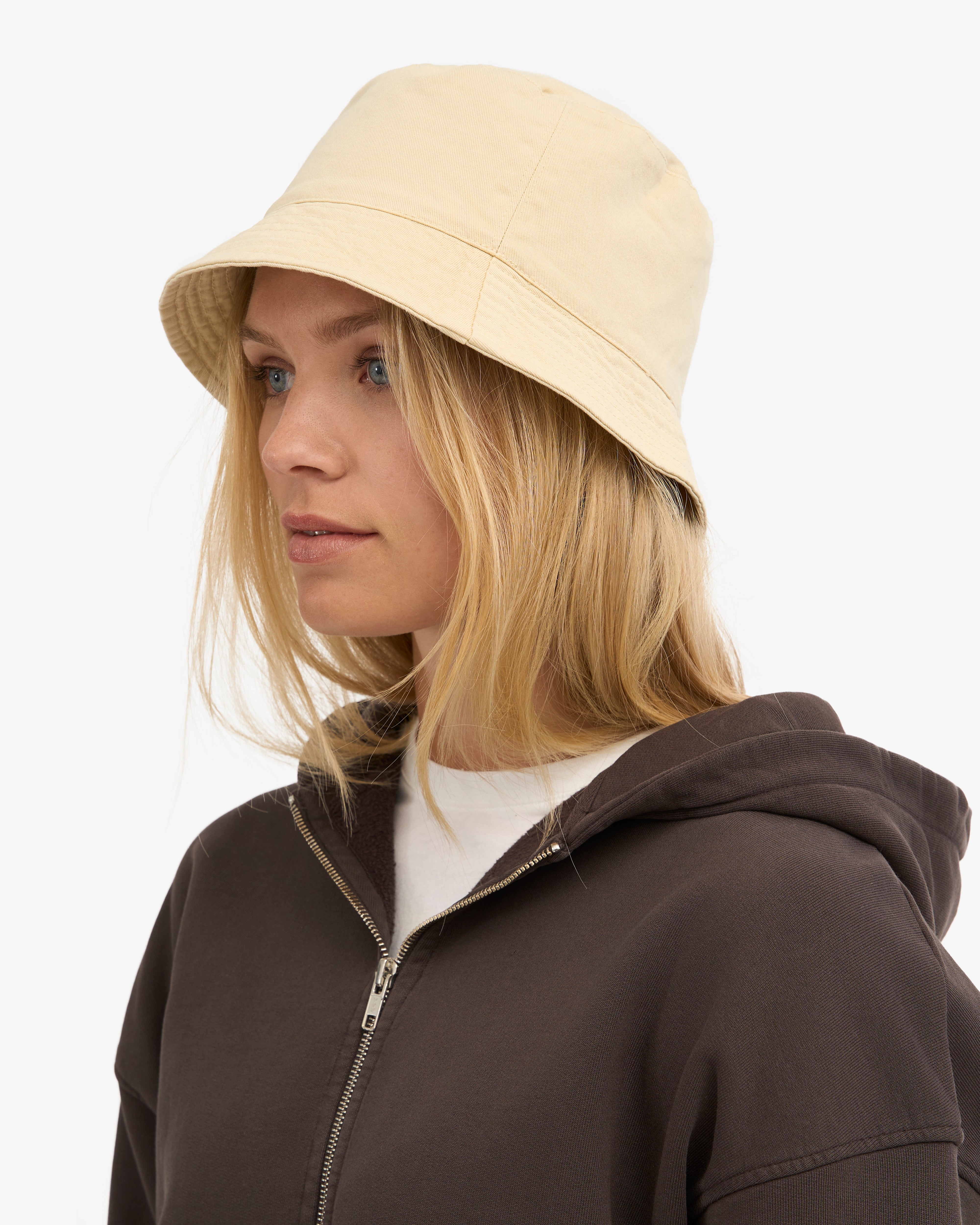 Organic Cotton Bucket Hat - Faded Khaki