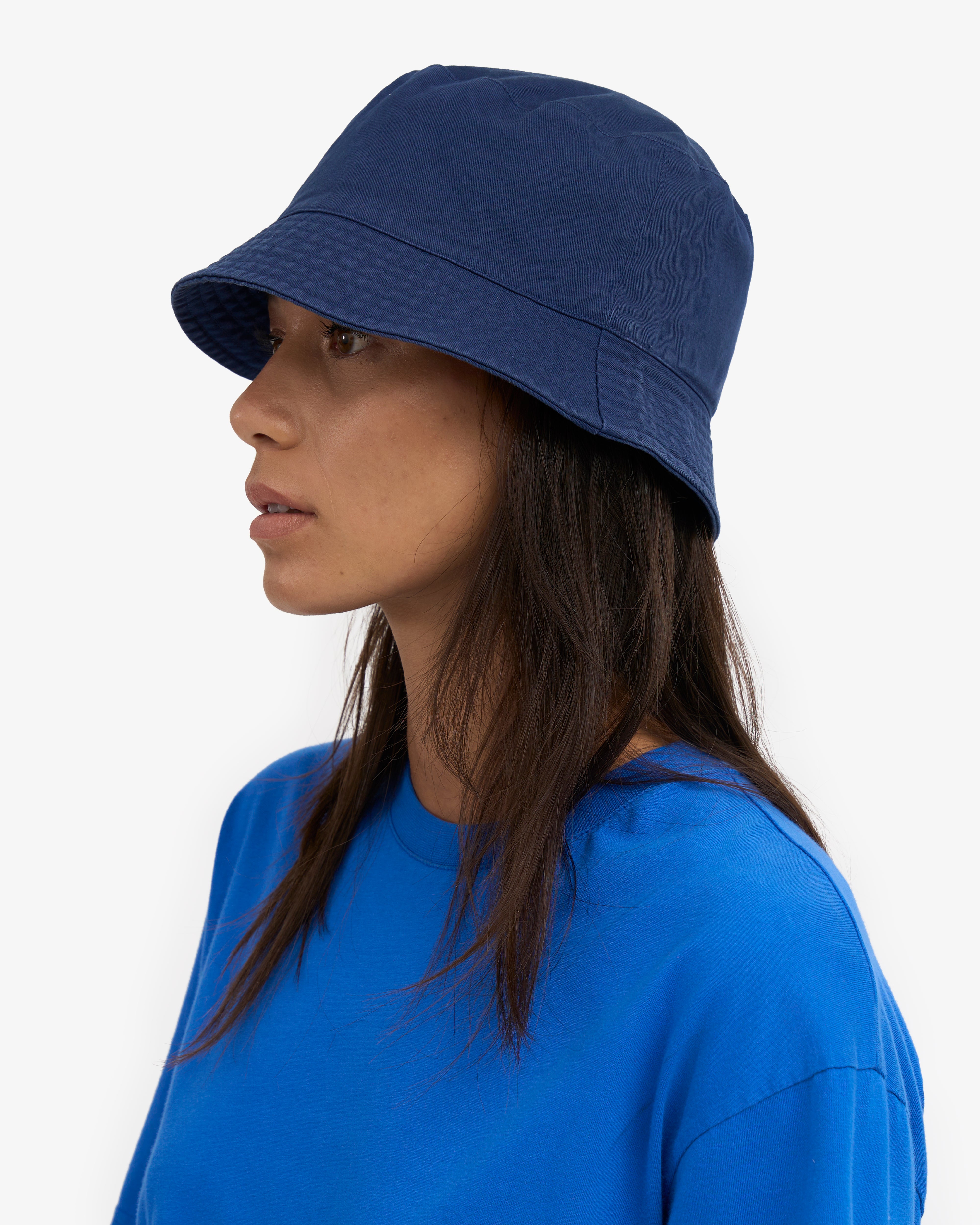 Organic Cotton Bucket Hat - Marine Blue