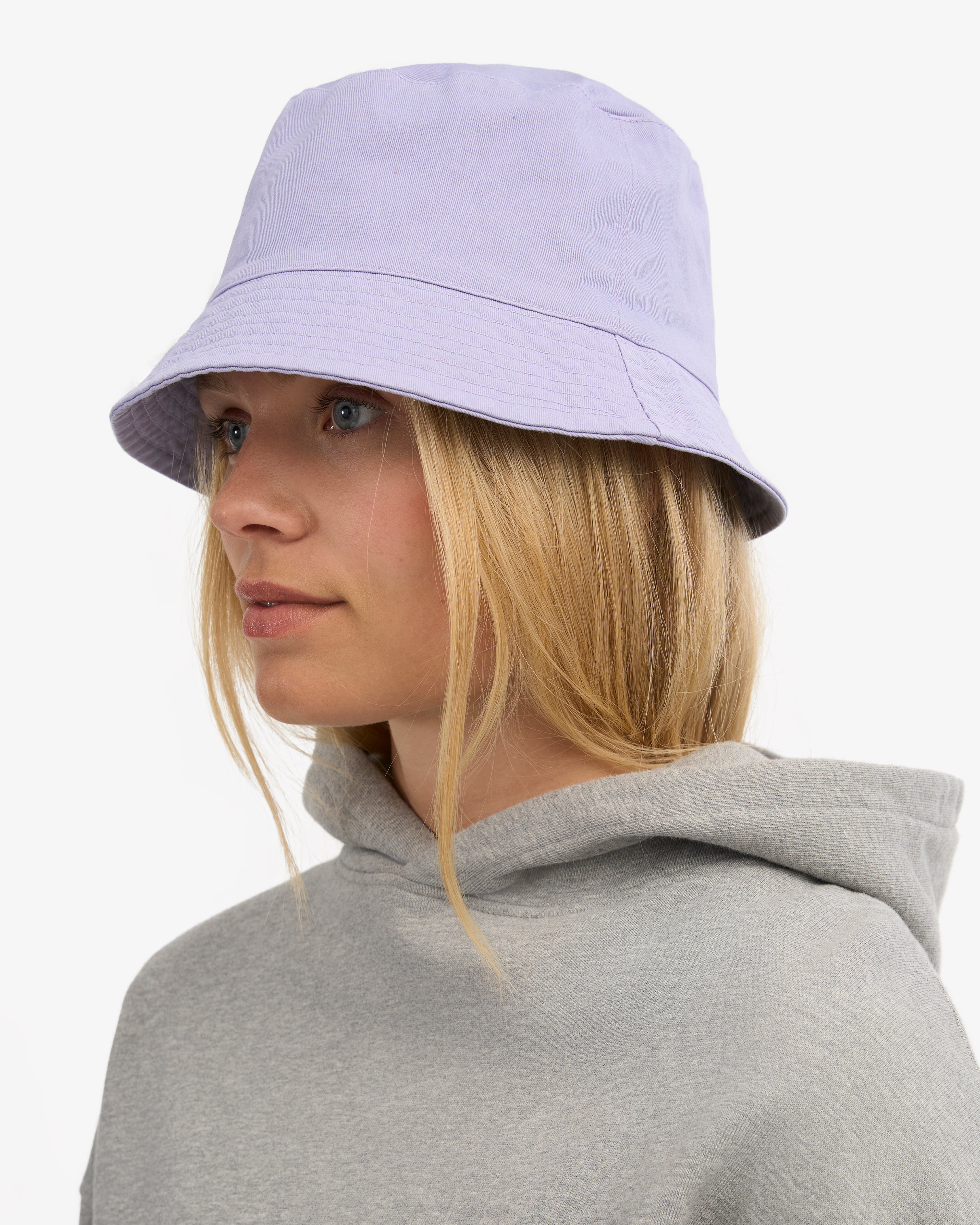 Organic Cotton Bucket Hat - Soft Lavender