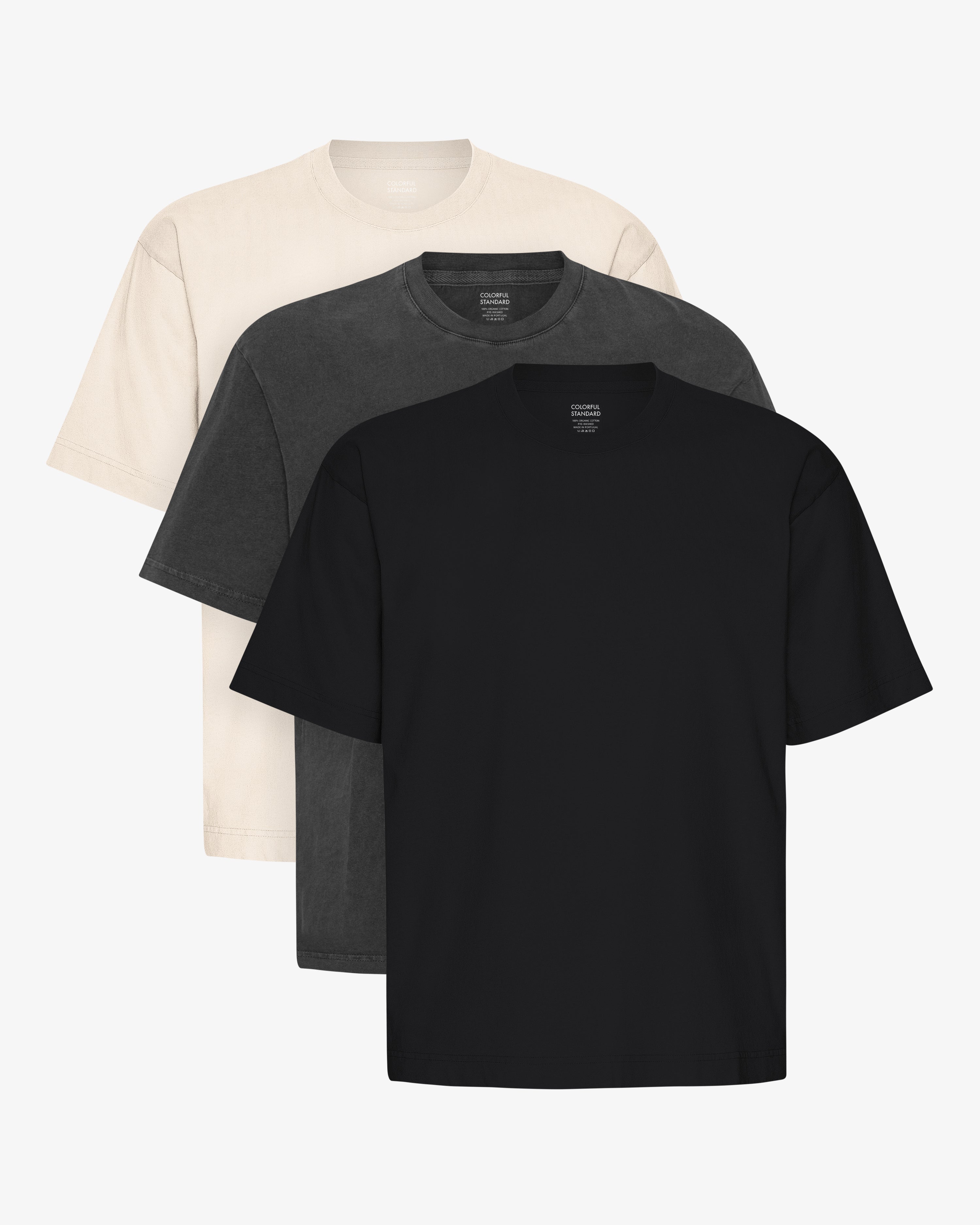 Oversized Organic Tee - Mixed 03 (3-Pack)