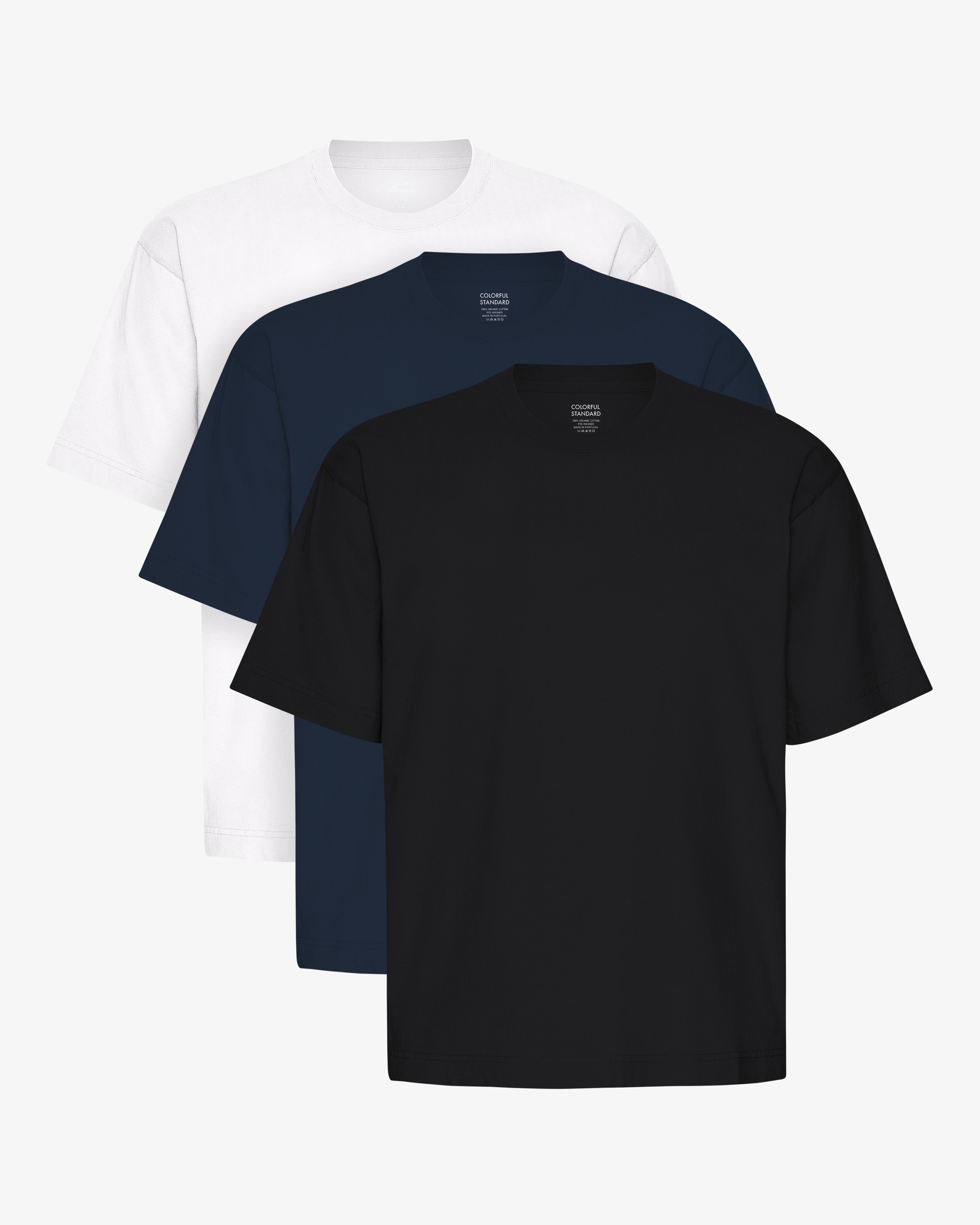 Oversized Organic Tee - Mixed 05 (3-Pack)