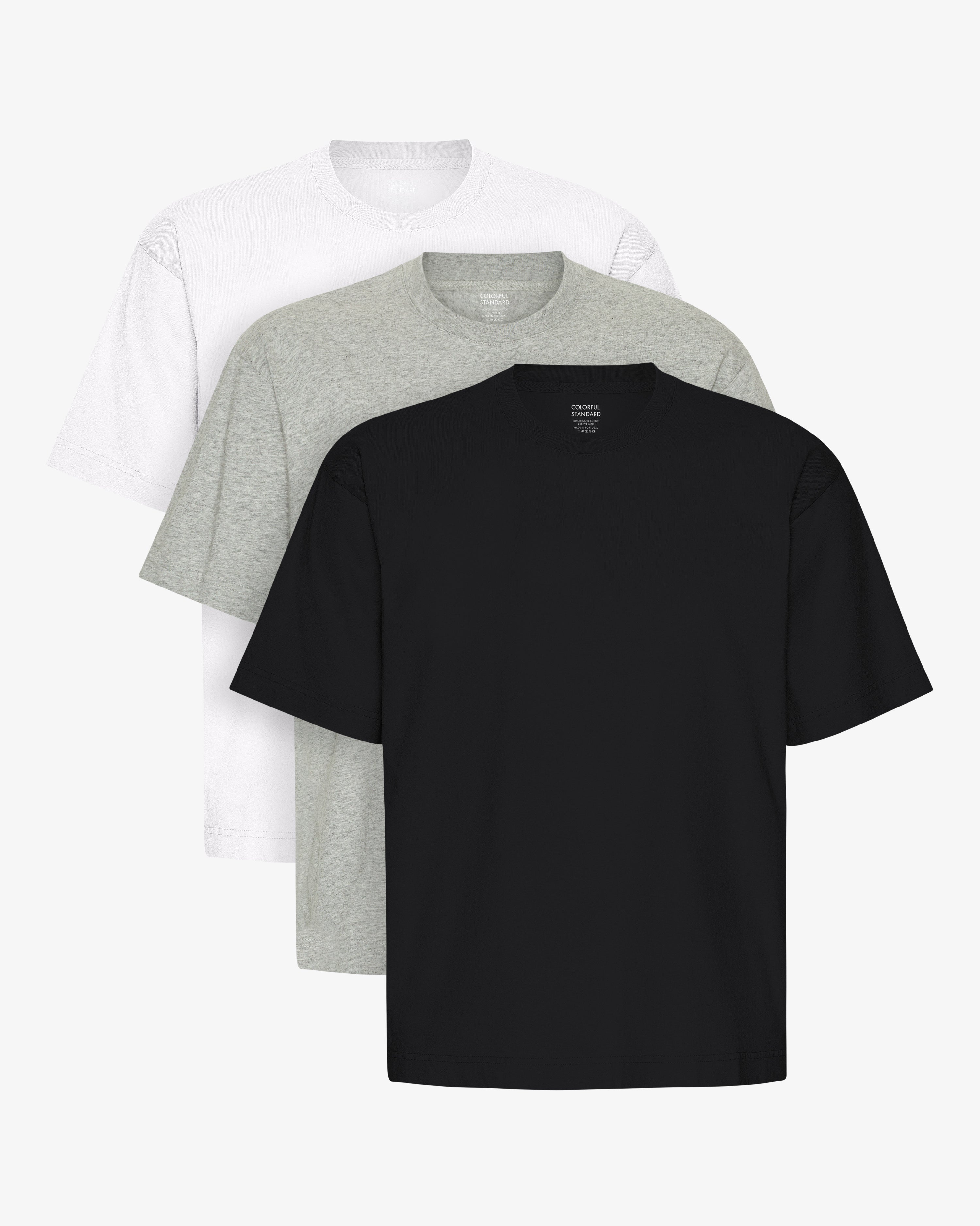 Oversized Organic Tee - Mixed 06 (3-Pack)