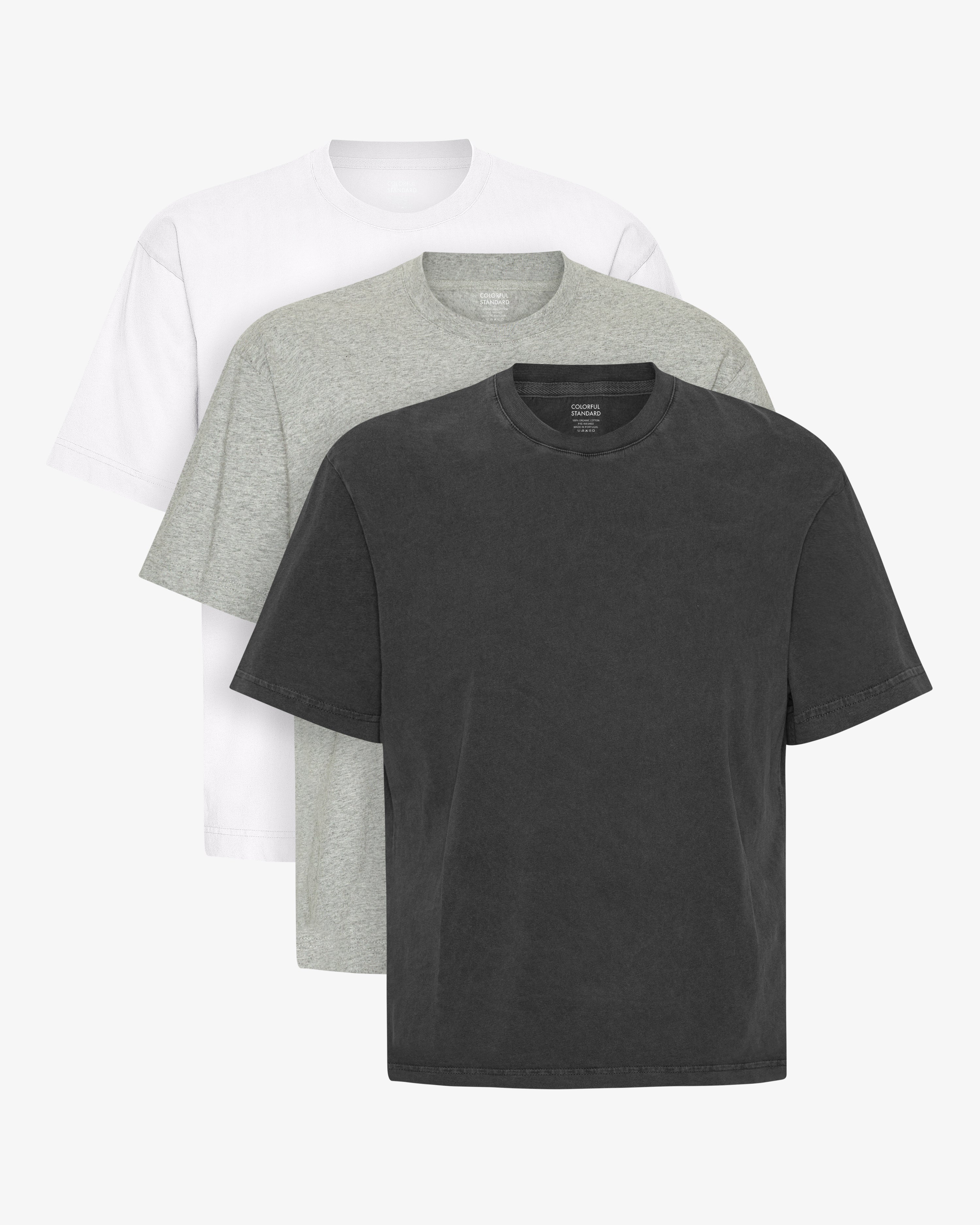 Oversized Organic Tee - Mixed 07 (3-Pack)