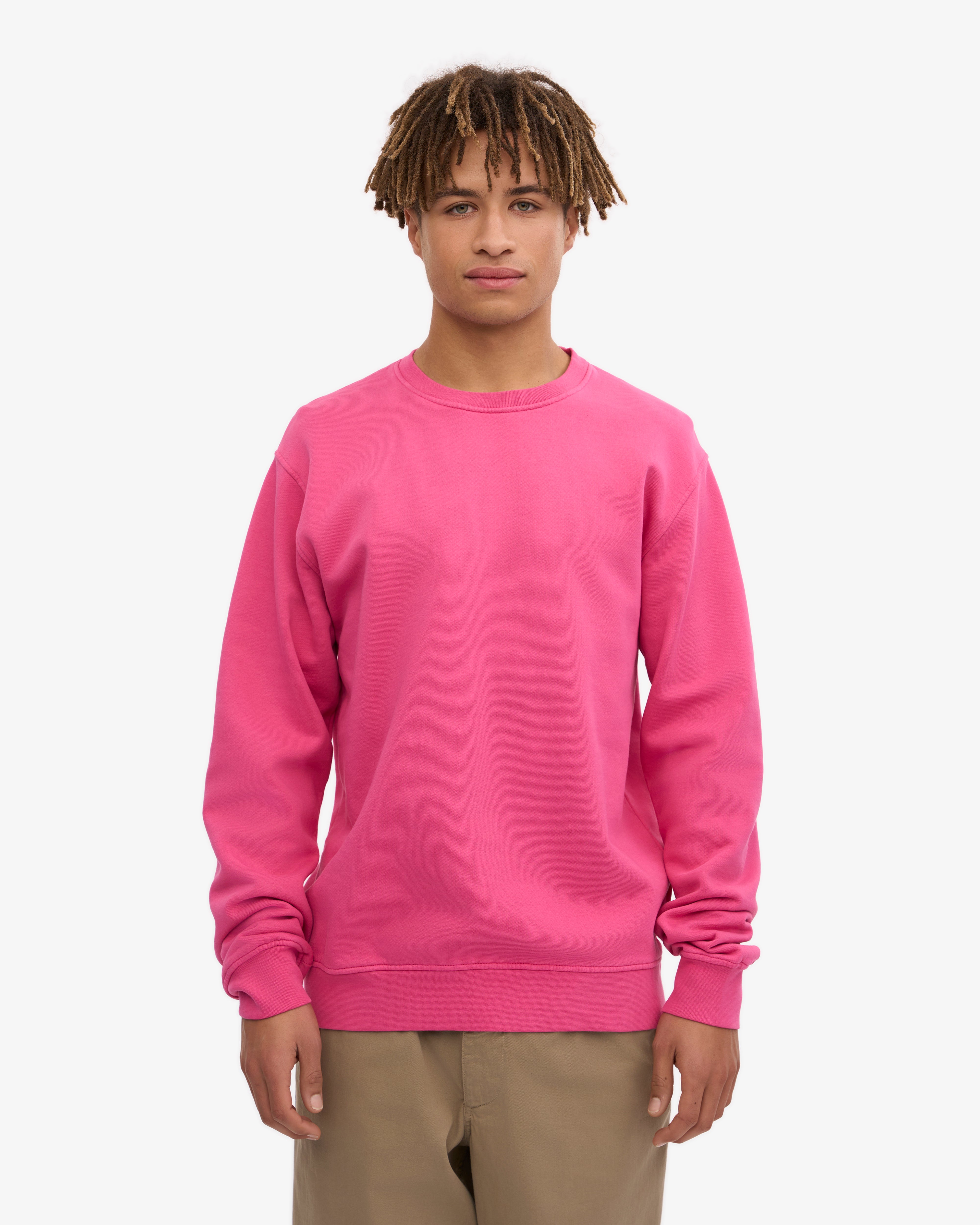 Classic Organic Crew - Bubblegum Pink XS