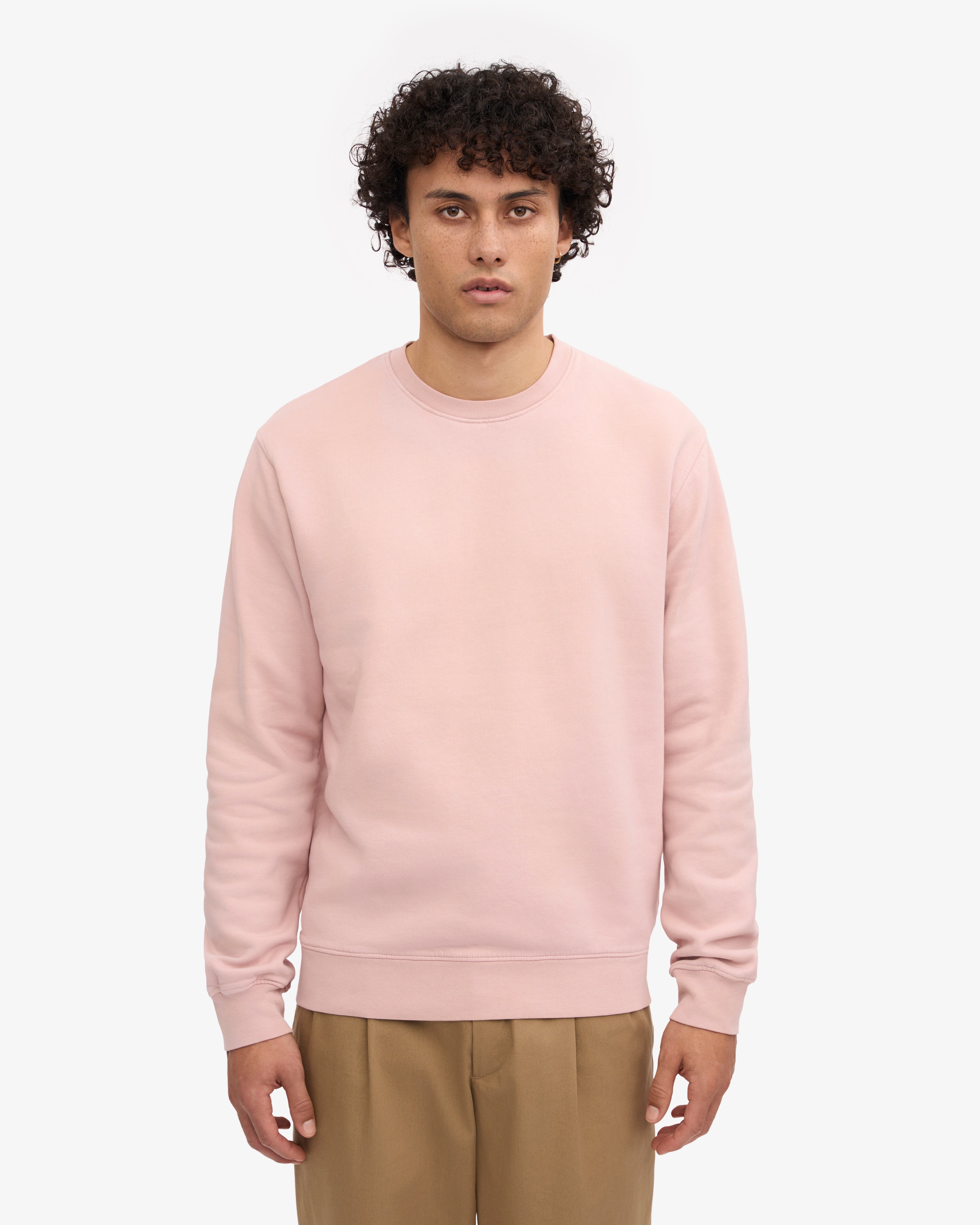 Classic Organic Crew - Faded Pink XS