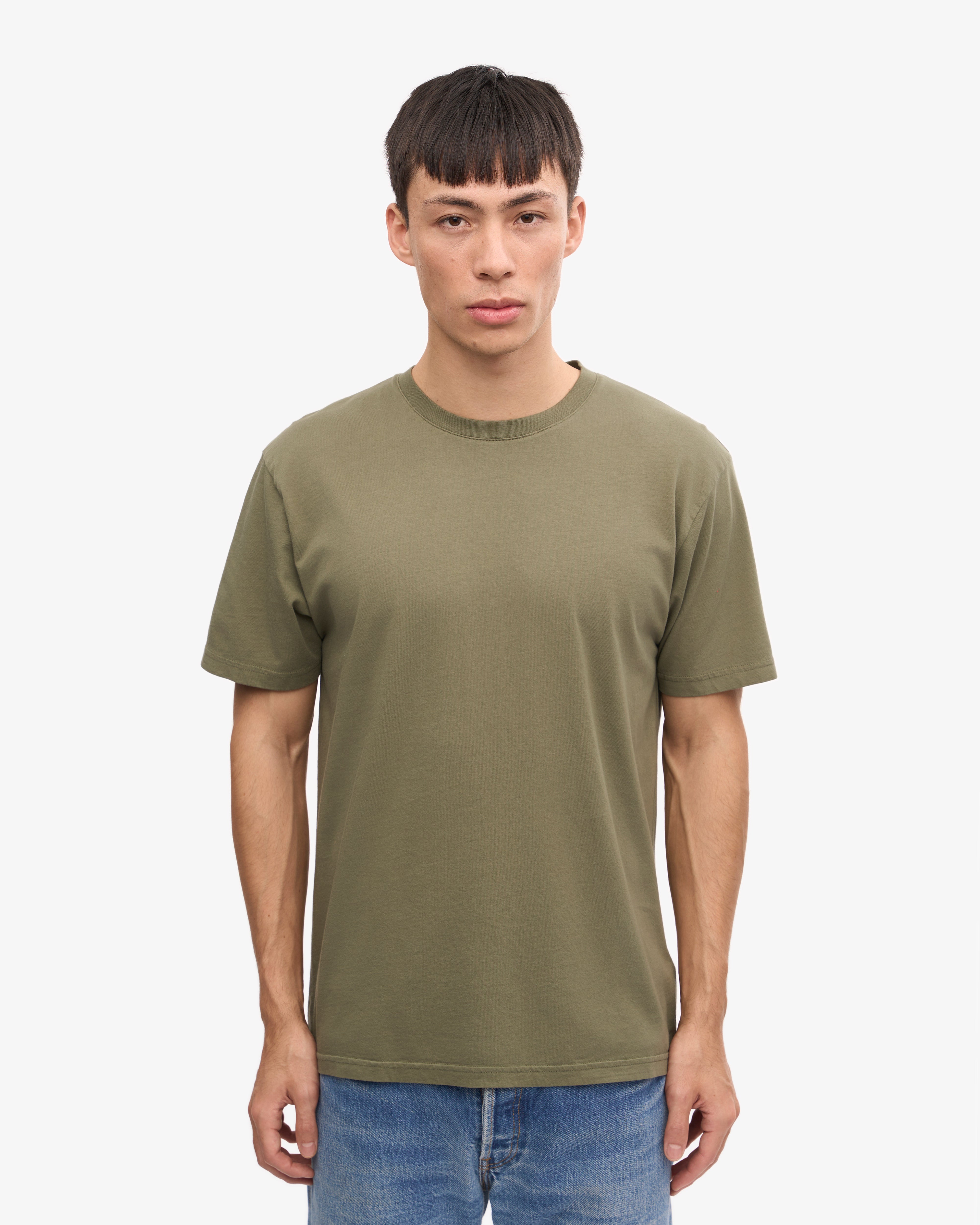 Classic Organic Tee - Dusty Olive XS