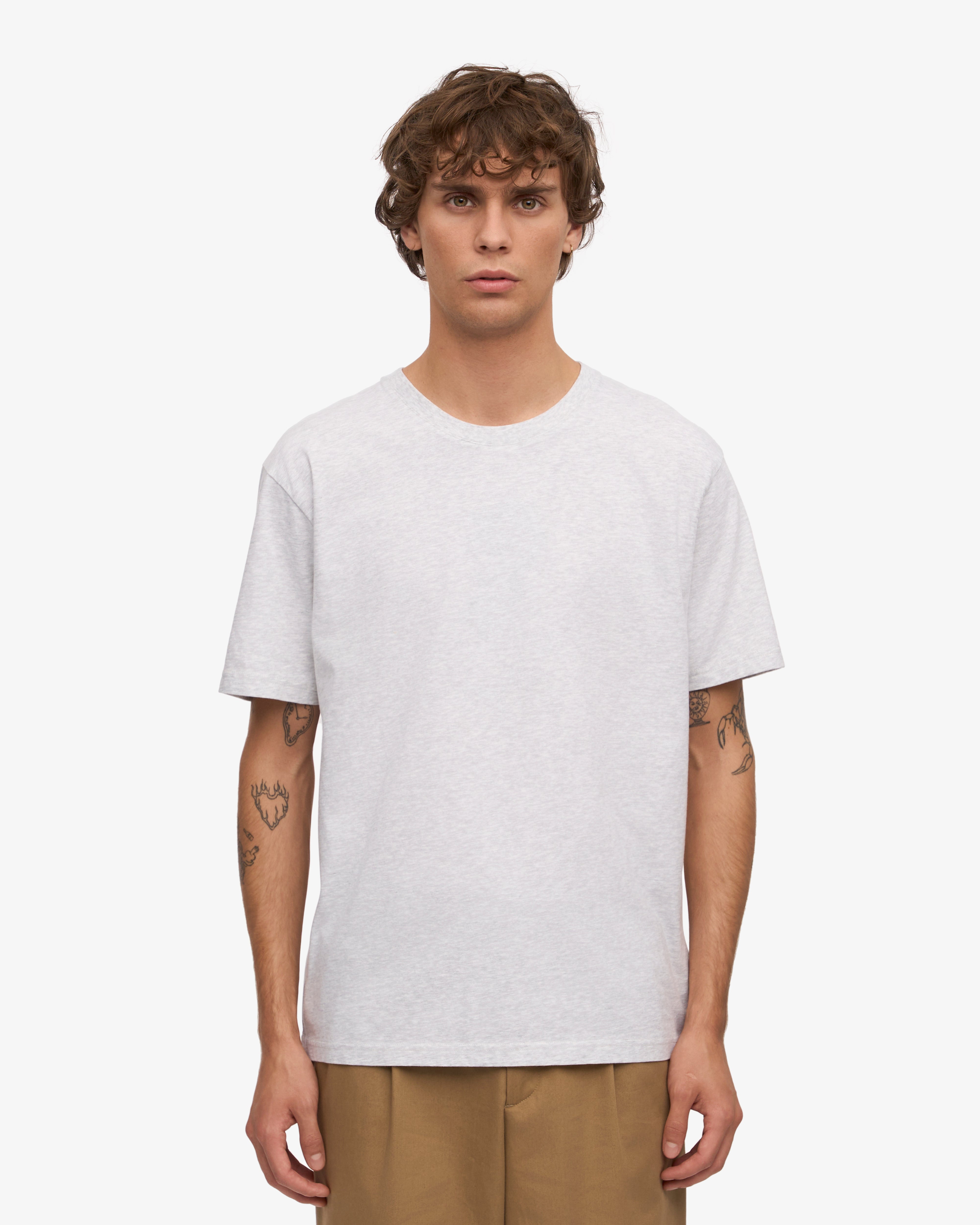 Classic Organic Tee - Snow Melange XS