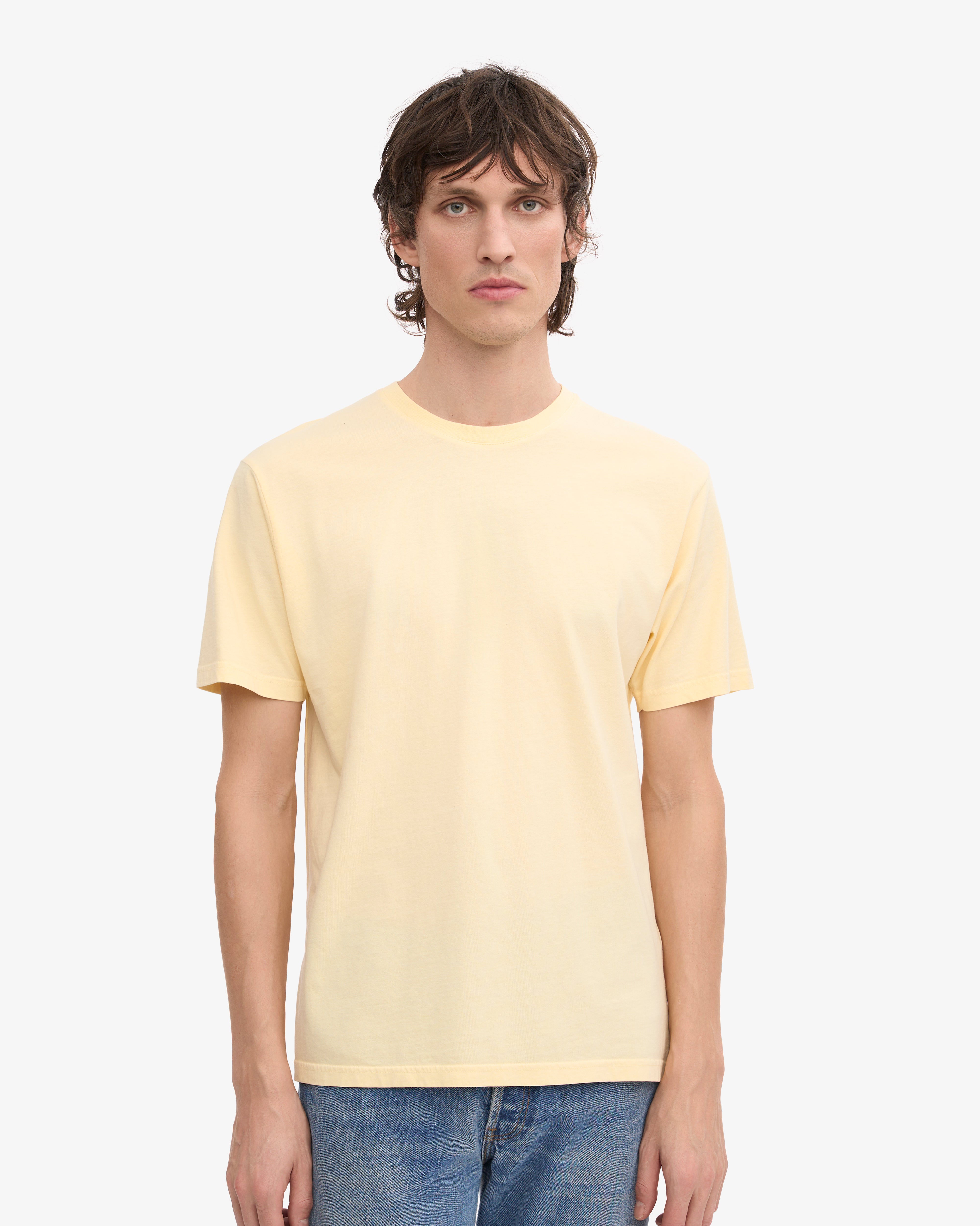 Classic Organic Tee - Soft Yellow XS