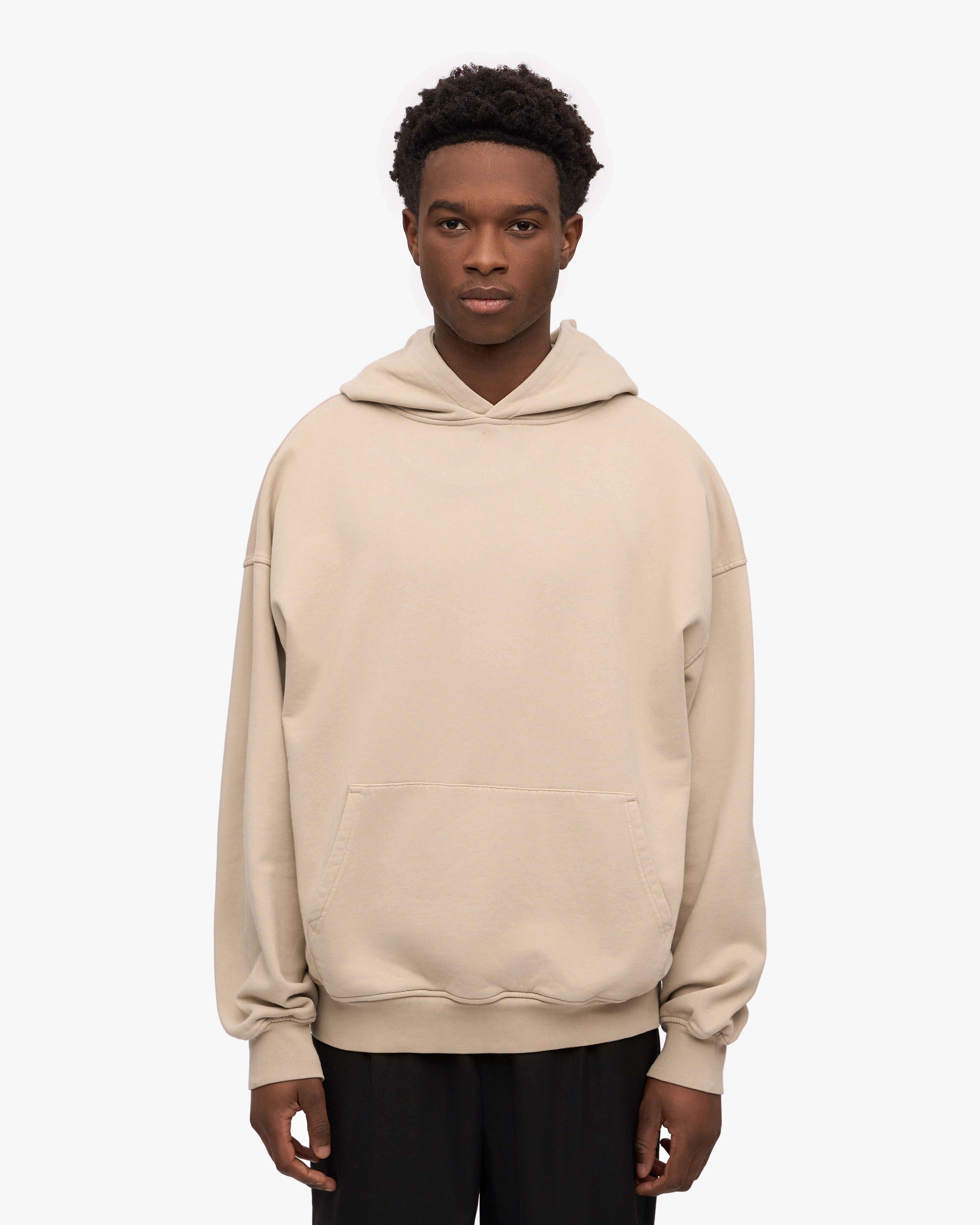 Organic Oversized Hood - Oyster Grey