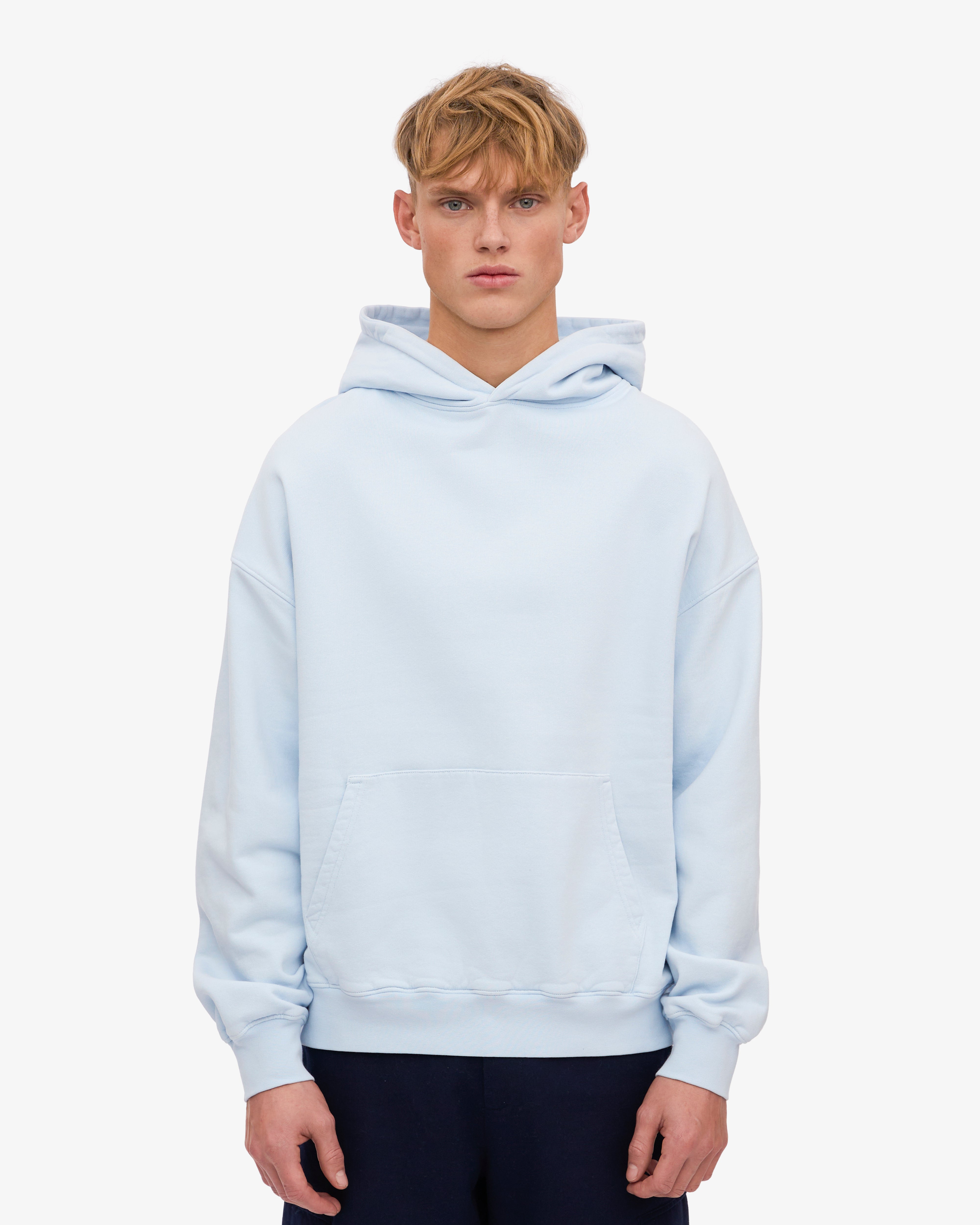 Organic Oversized Hood - Polar Blue