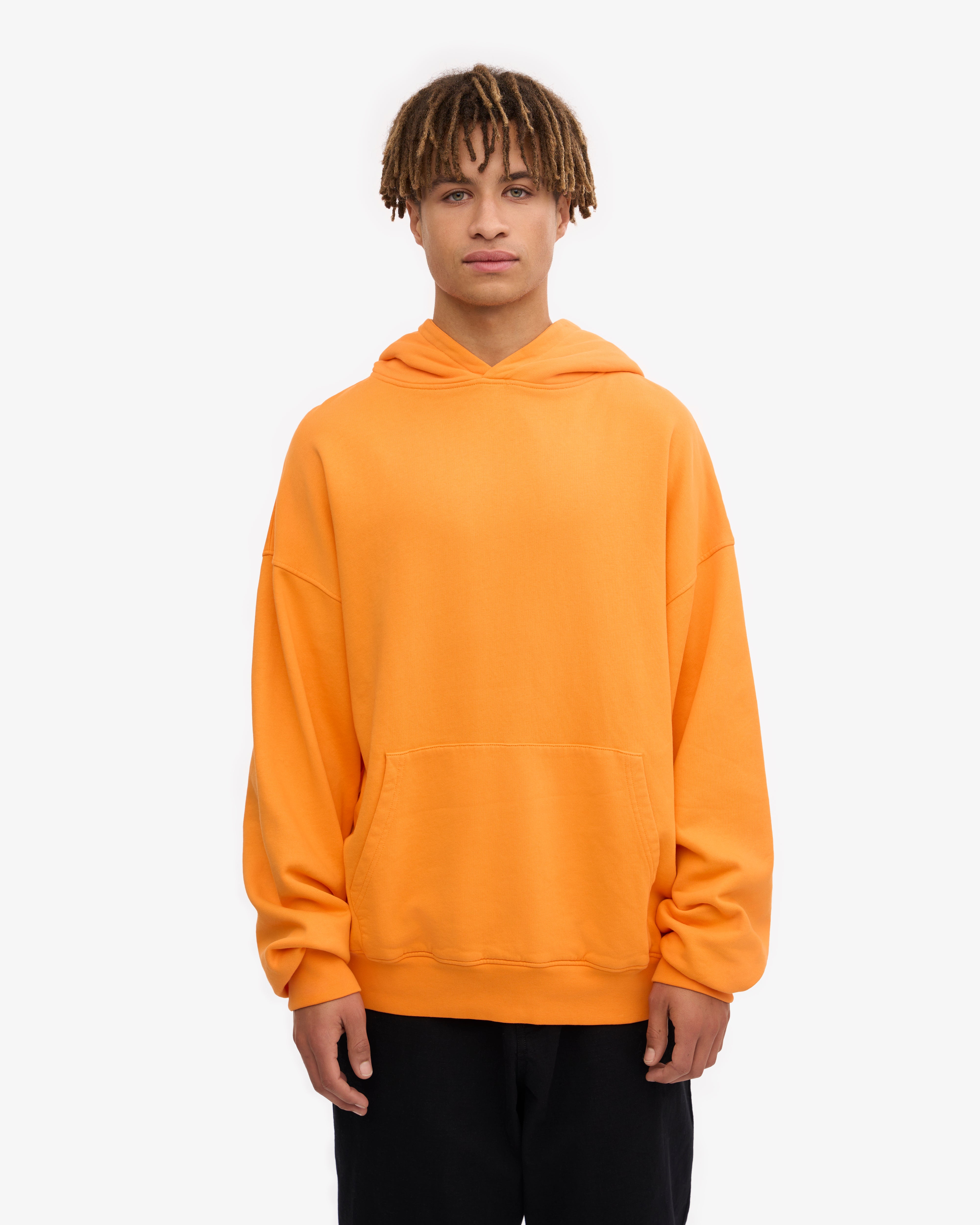 Organic Oversized Hood - Sunny Orange