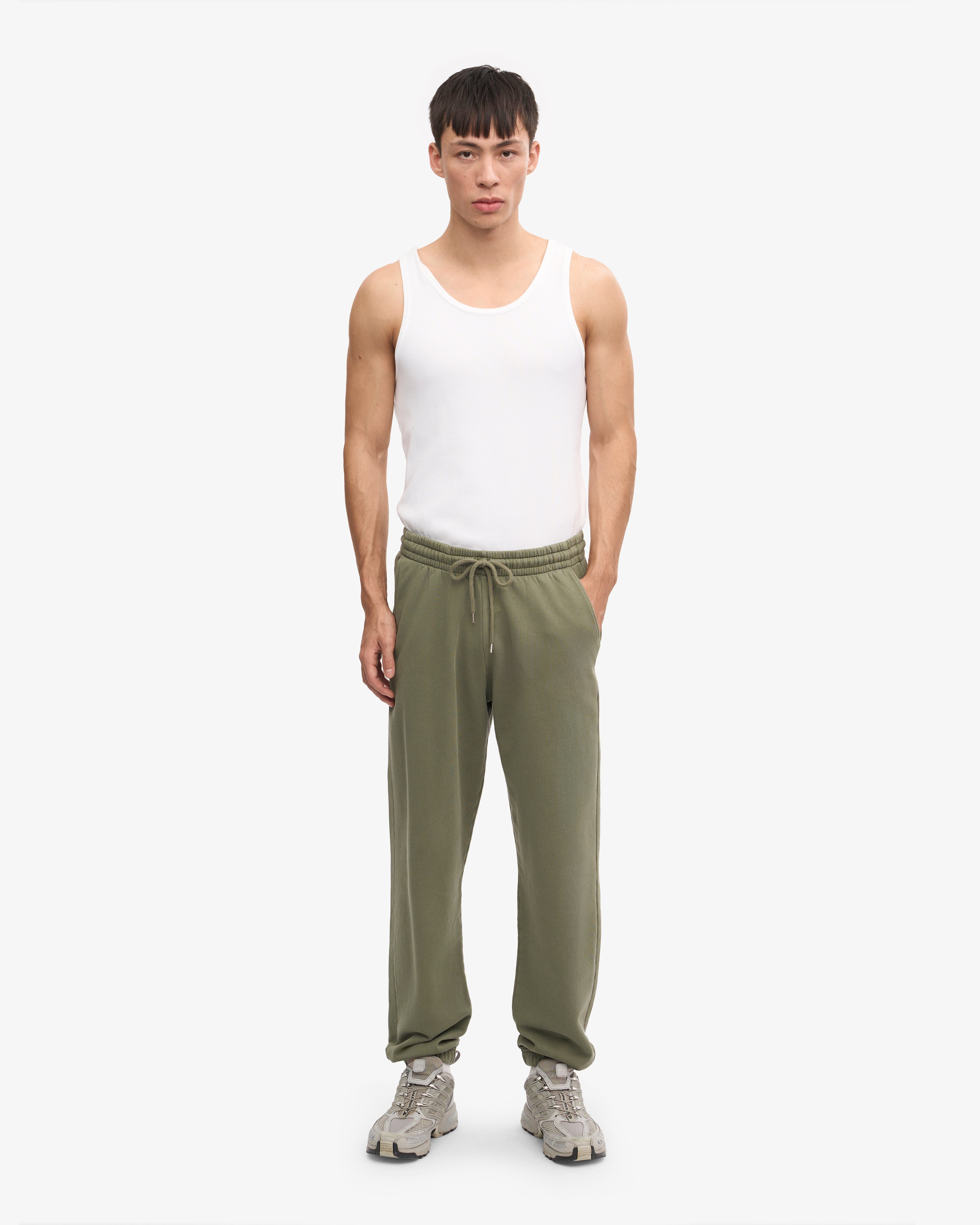 Organic Sweatpants - Dusty Olive XS