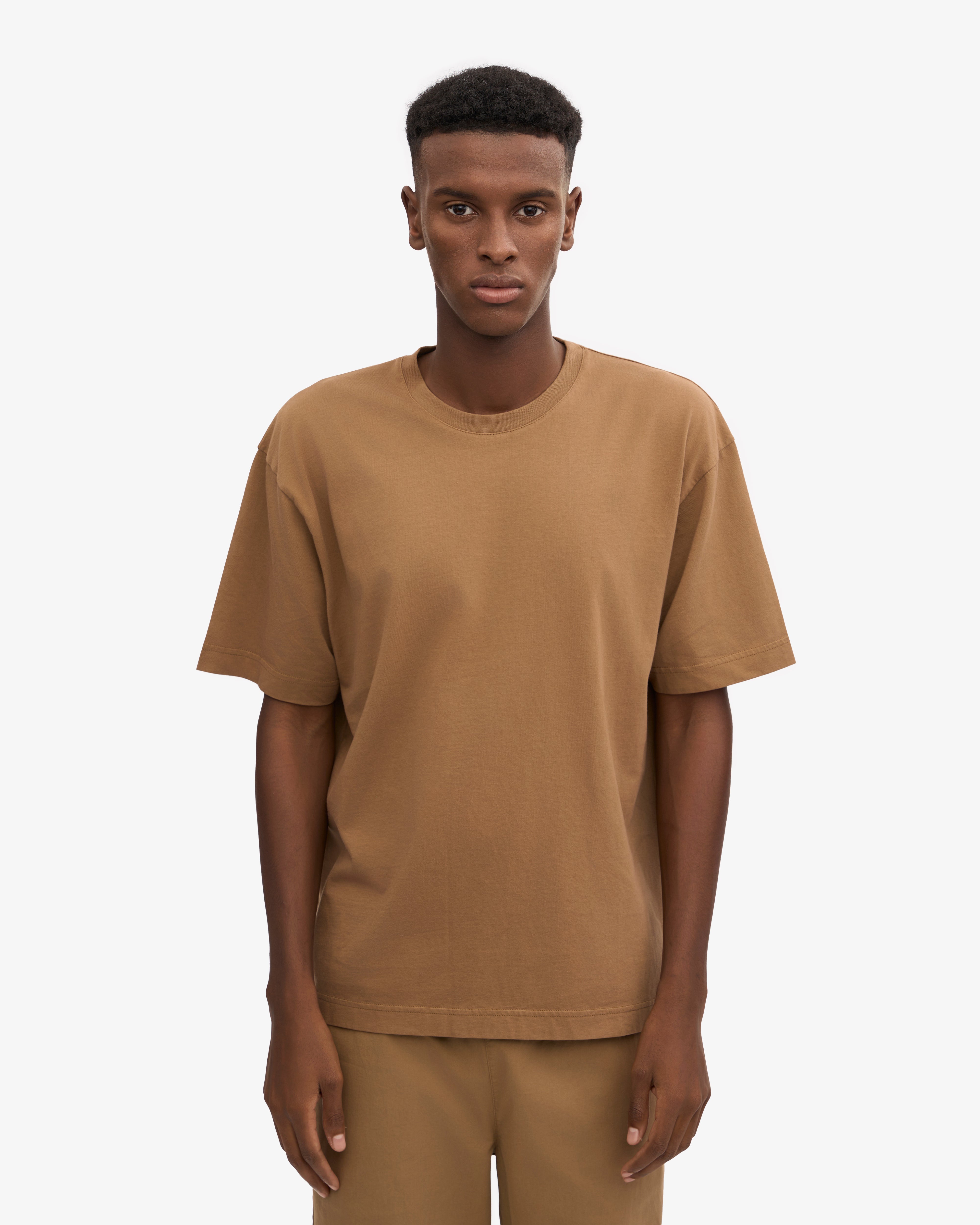 Oversized Organic T-Shirt - Sahara Camel XS