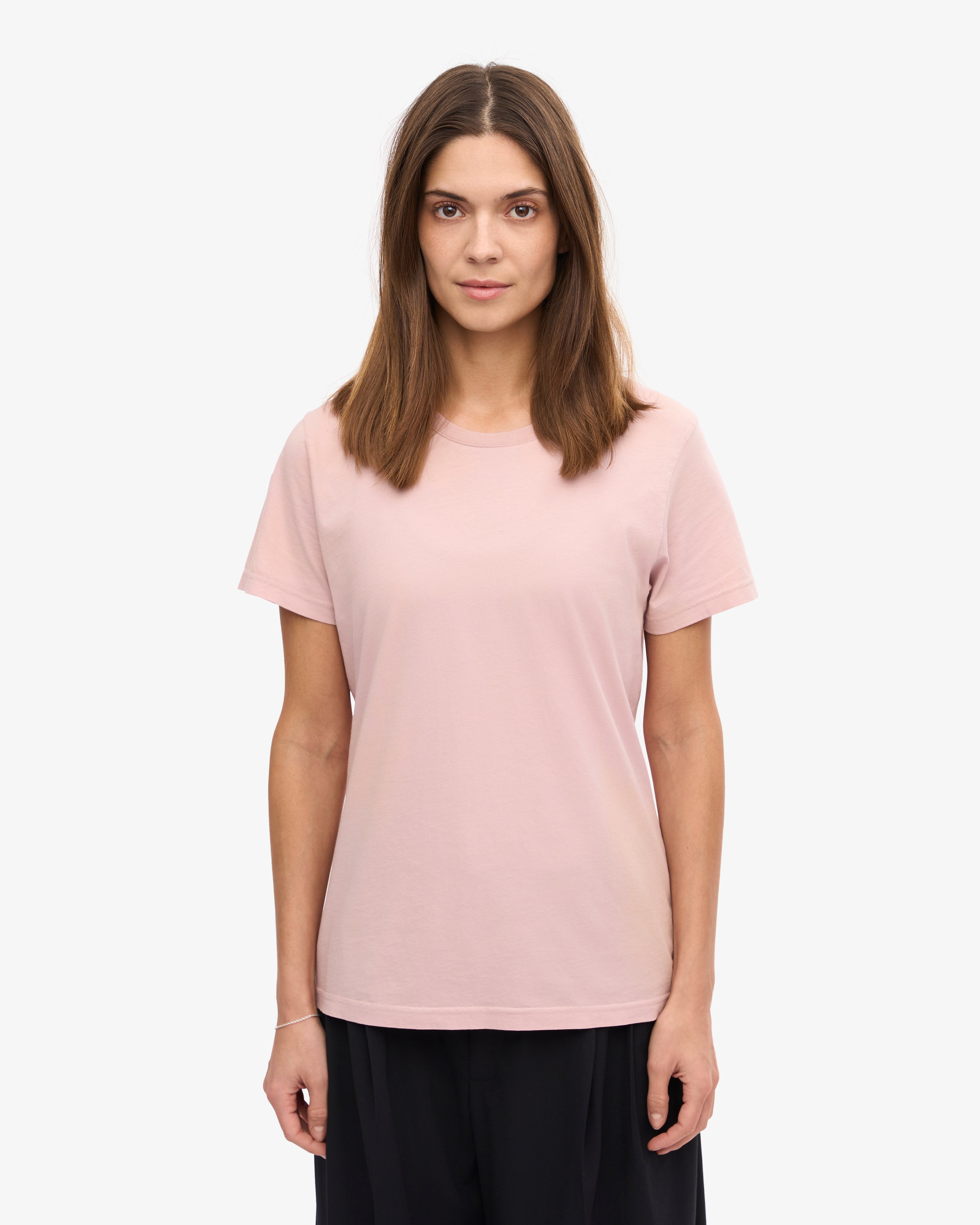 Women Light Organic Tee - Faded Pink