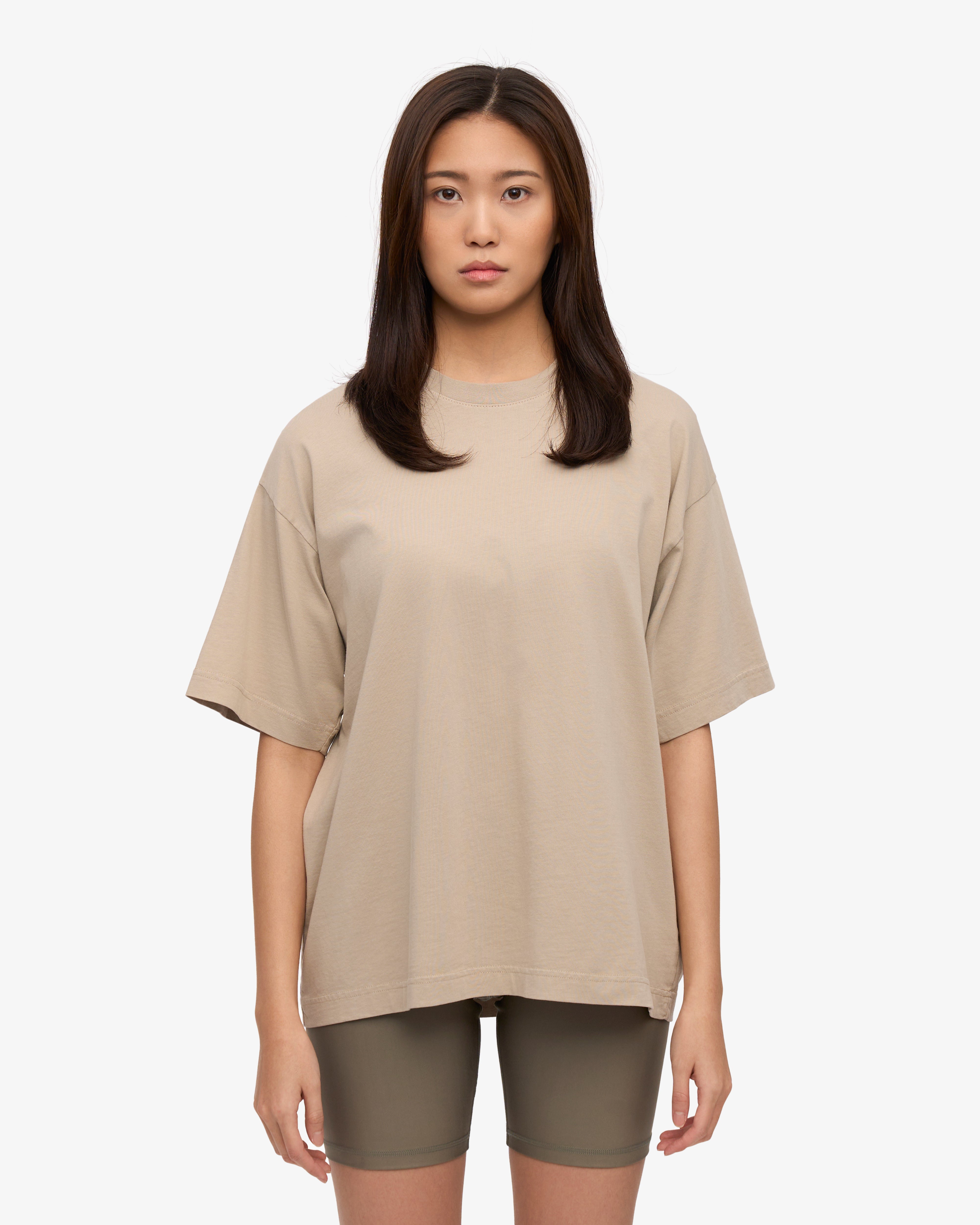 Oversized Organic T-Shirt - Oyster Grey XS