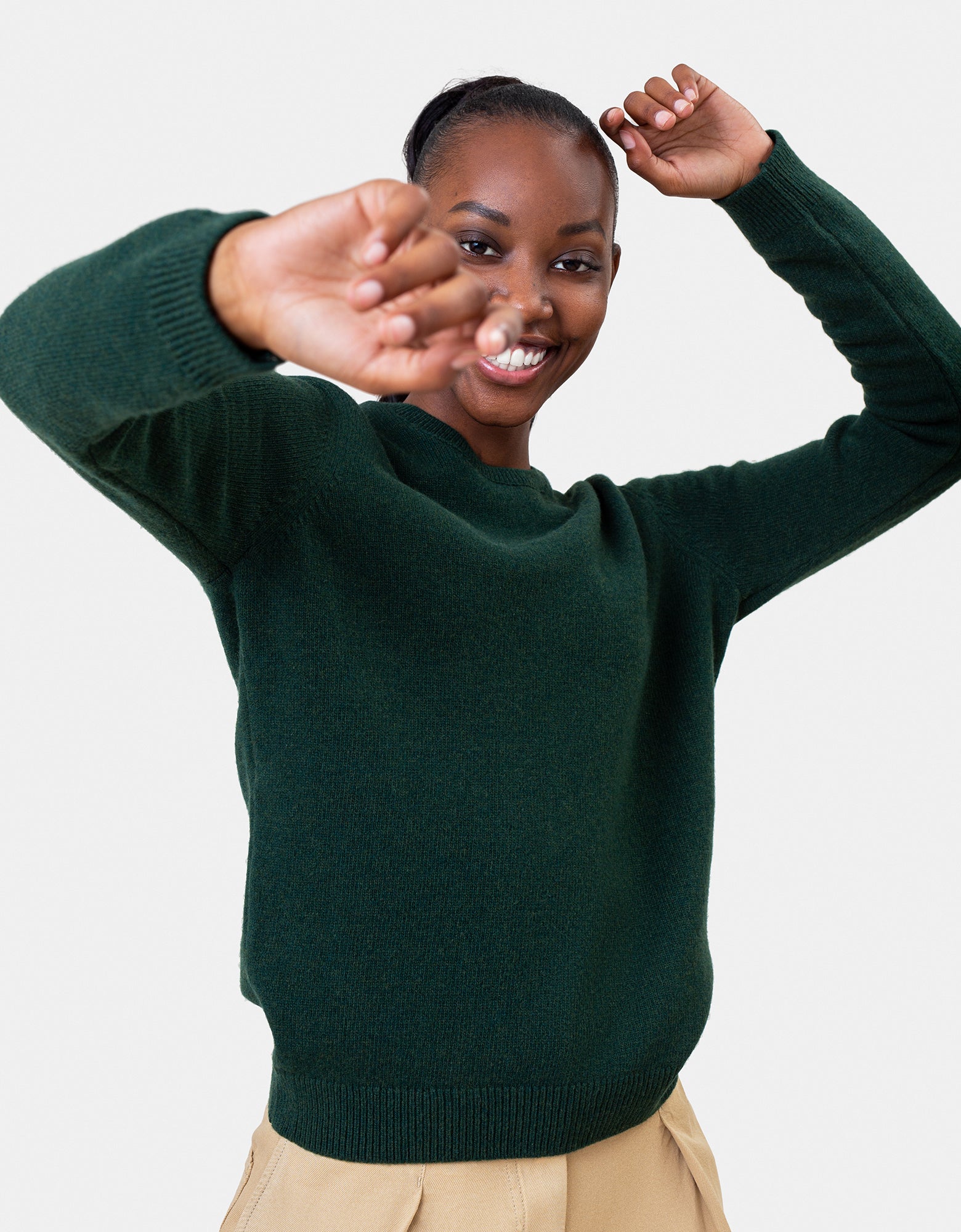 Colorful Standard Women Classic Merino Wool Crew Women Merino Crewneck Polar Blue