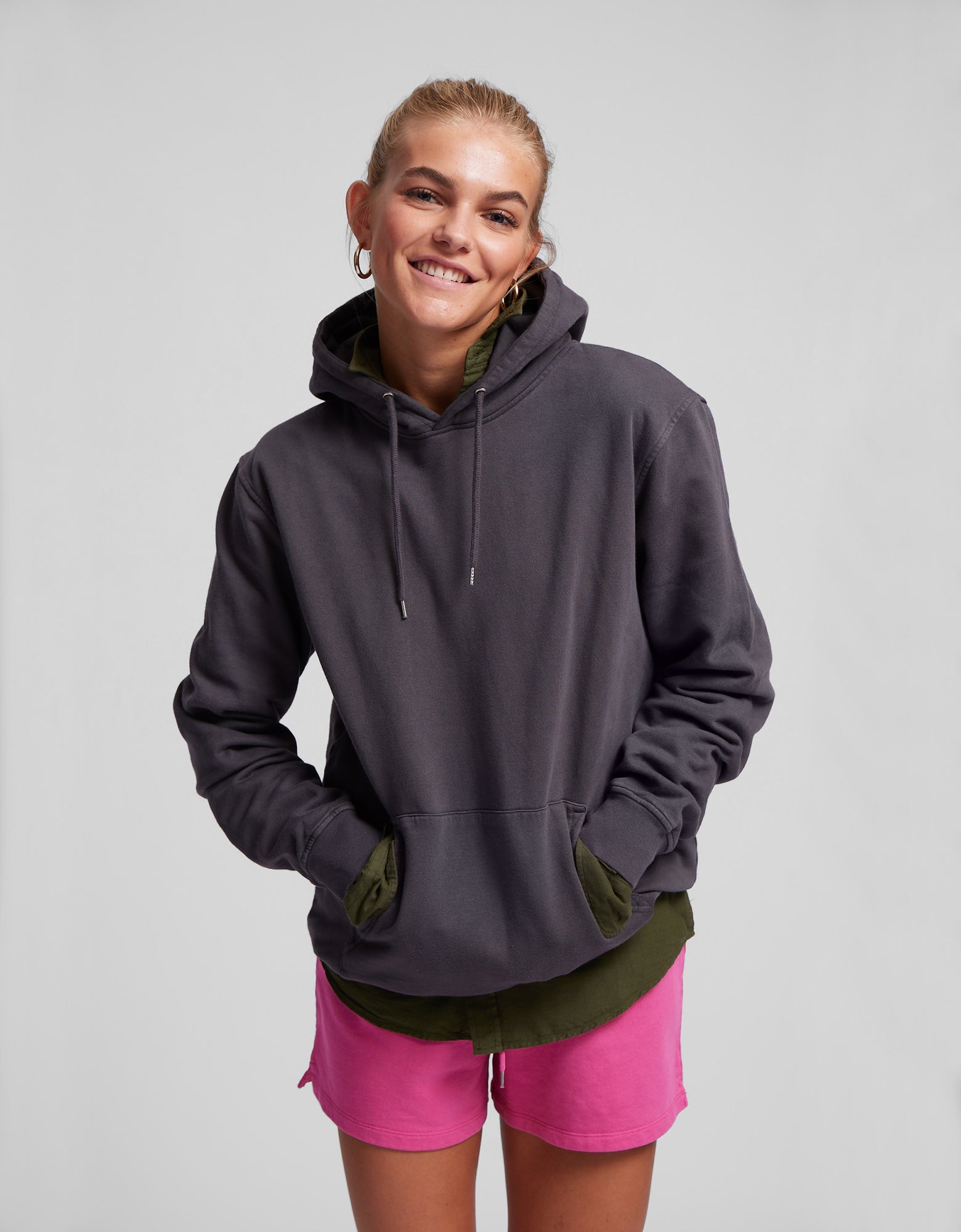 Colorful Standard Women Organic Sweatshorts Women Shorts Purple Haze