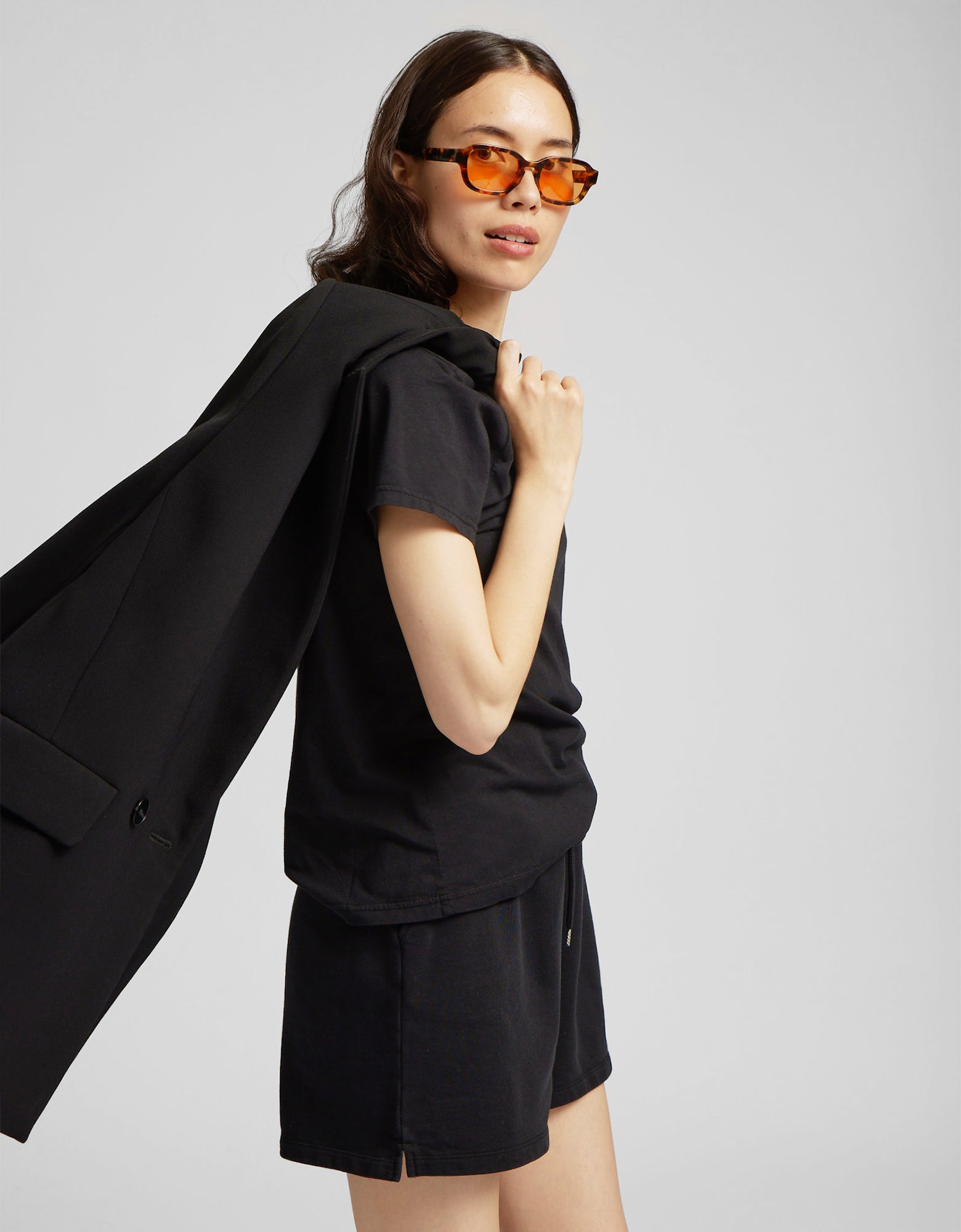 Colorful Standard Women Organic Sweatshorts Women Shorts Steel Blue