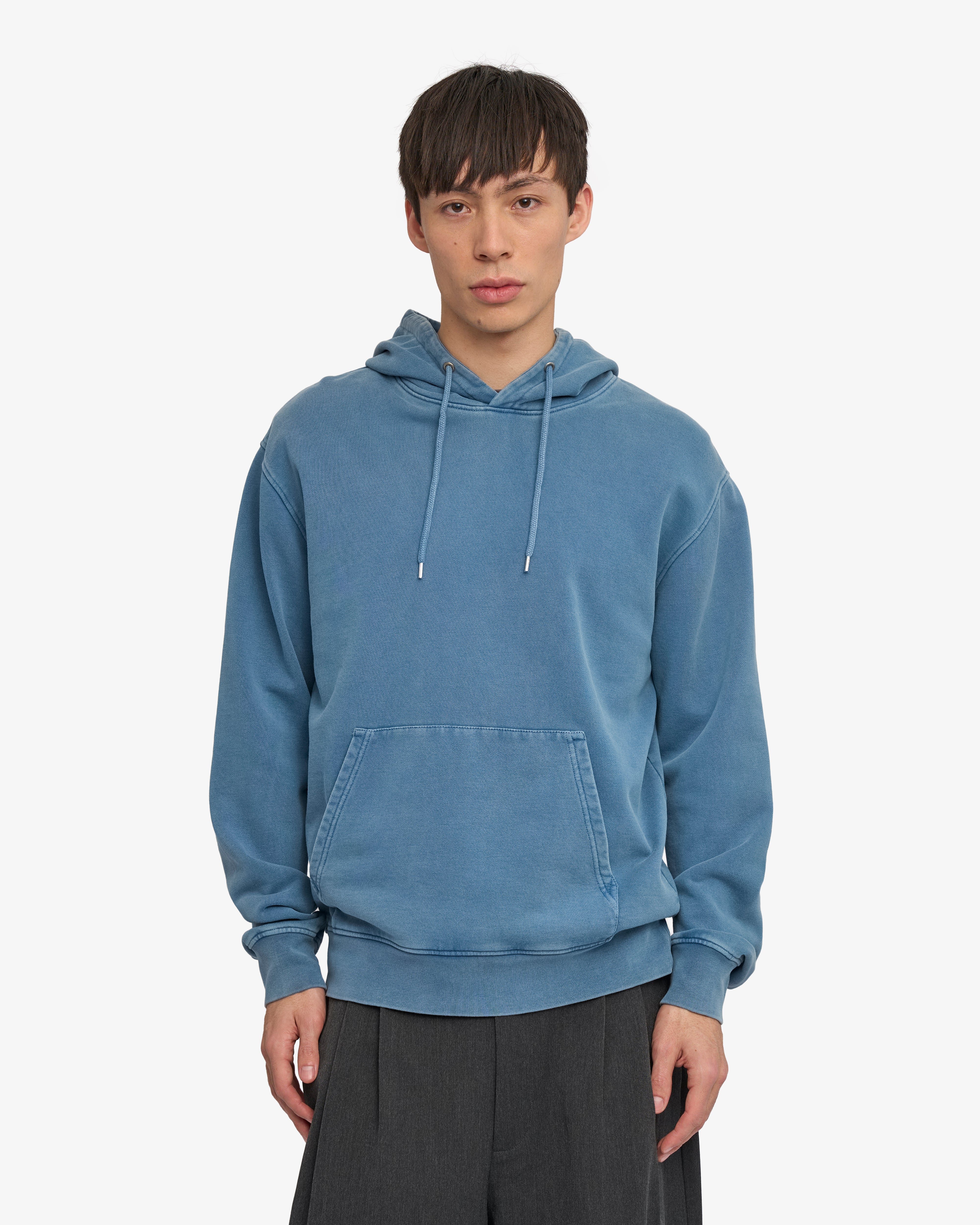 Classic Organic Hood - Faded Indigo