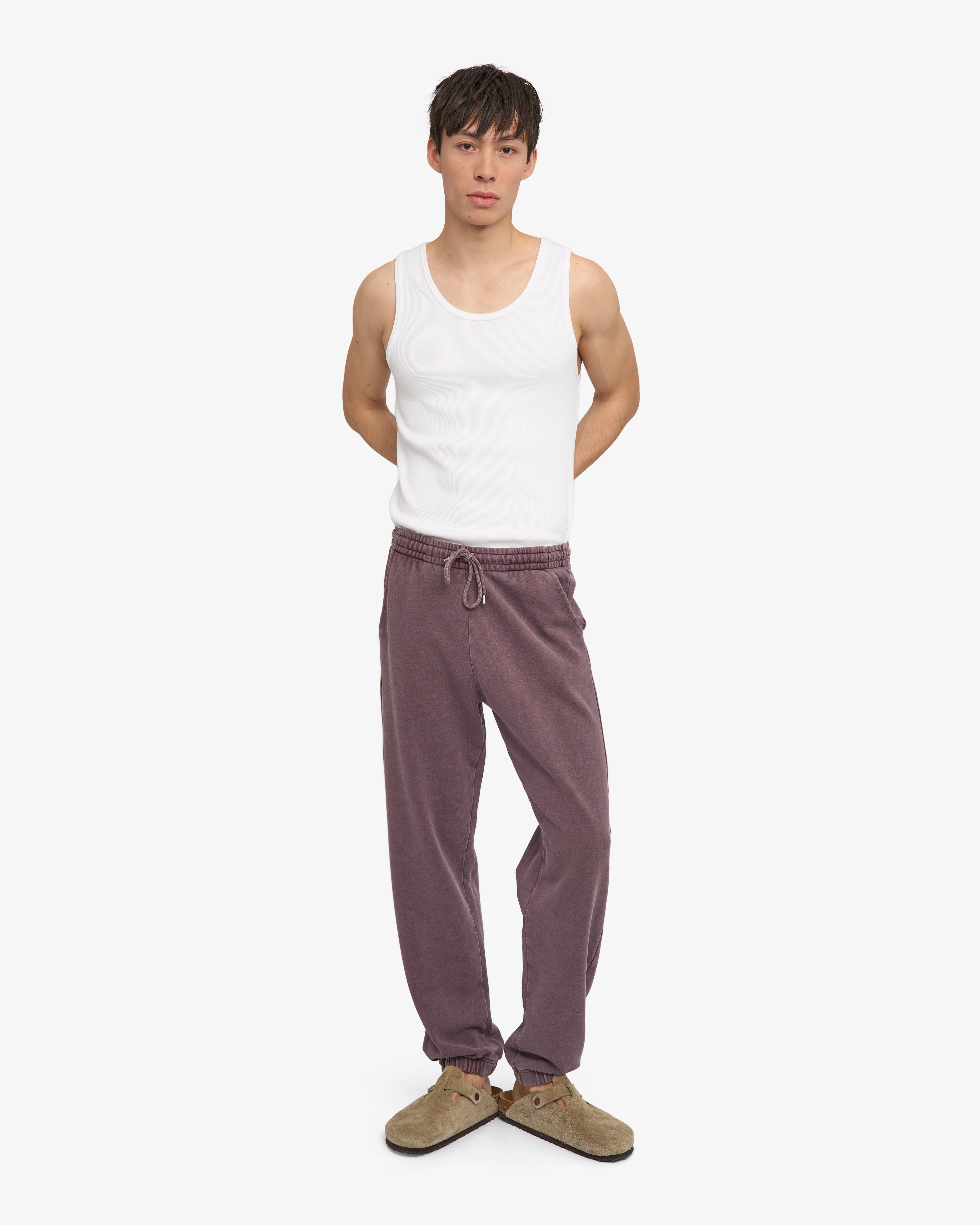 Organic Sweatpants - Faded Grape