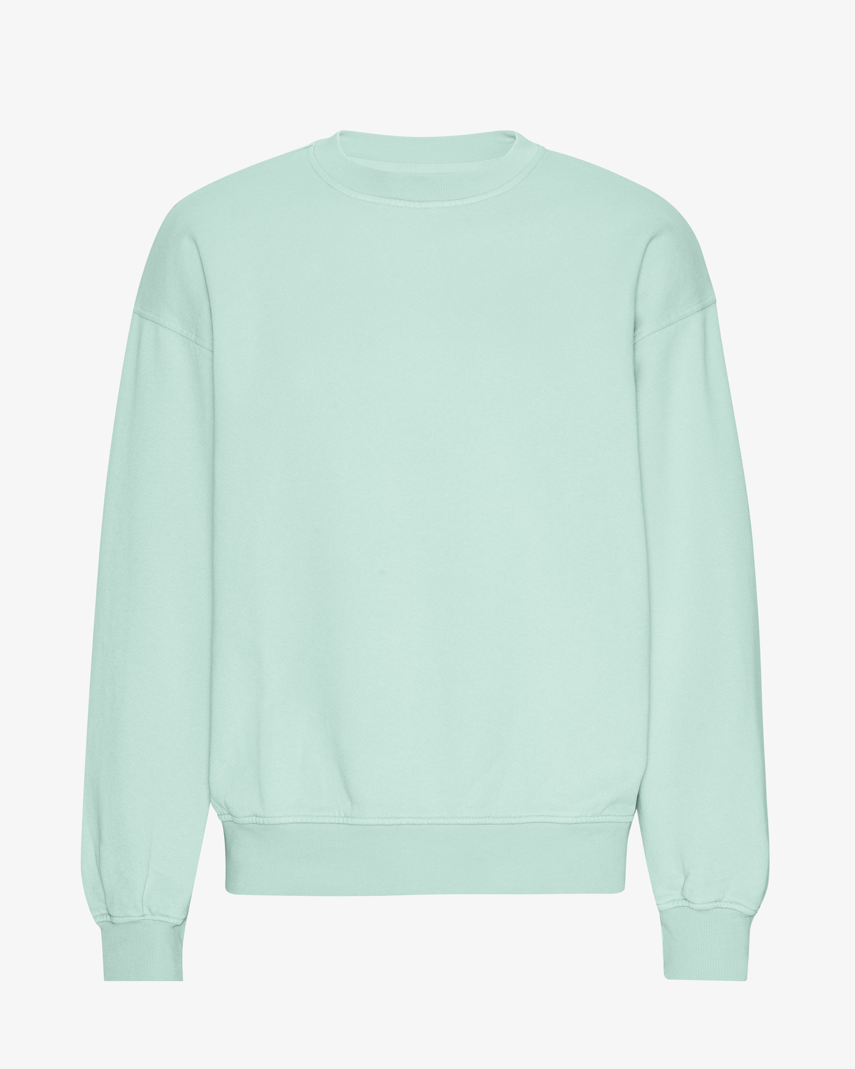 Organic Oversized Crew - Light Aqua