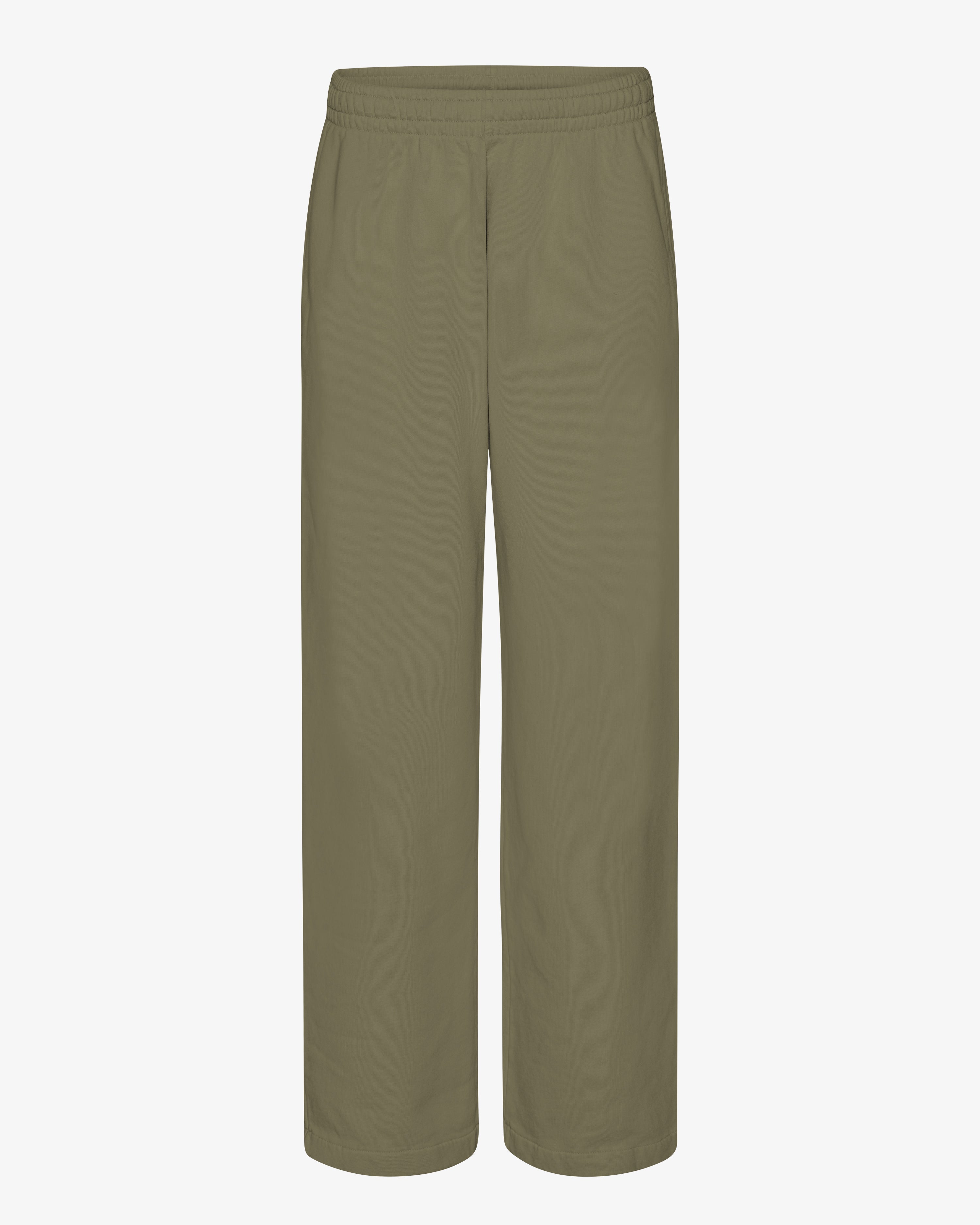 Organic Straight Leg Sweatpants - Dusty Olive