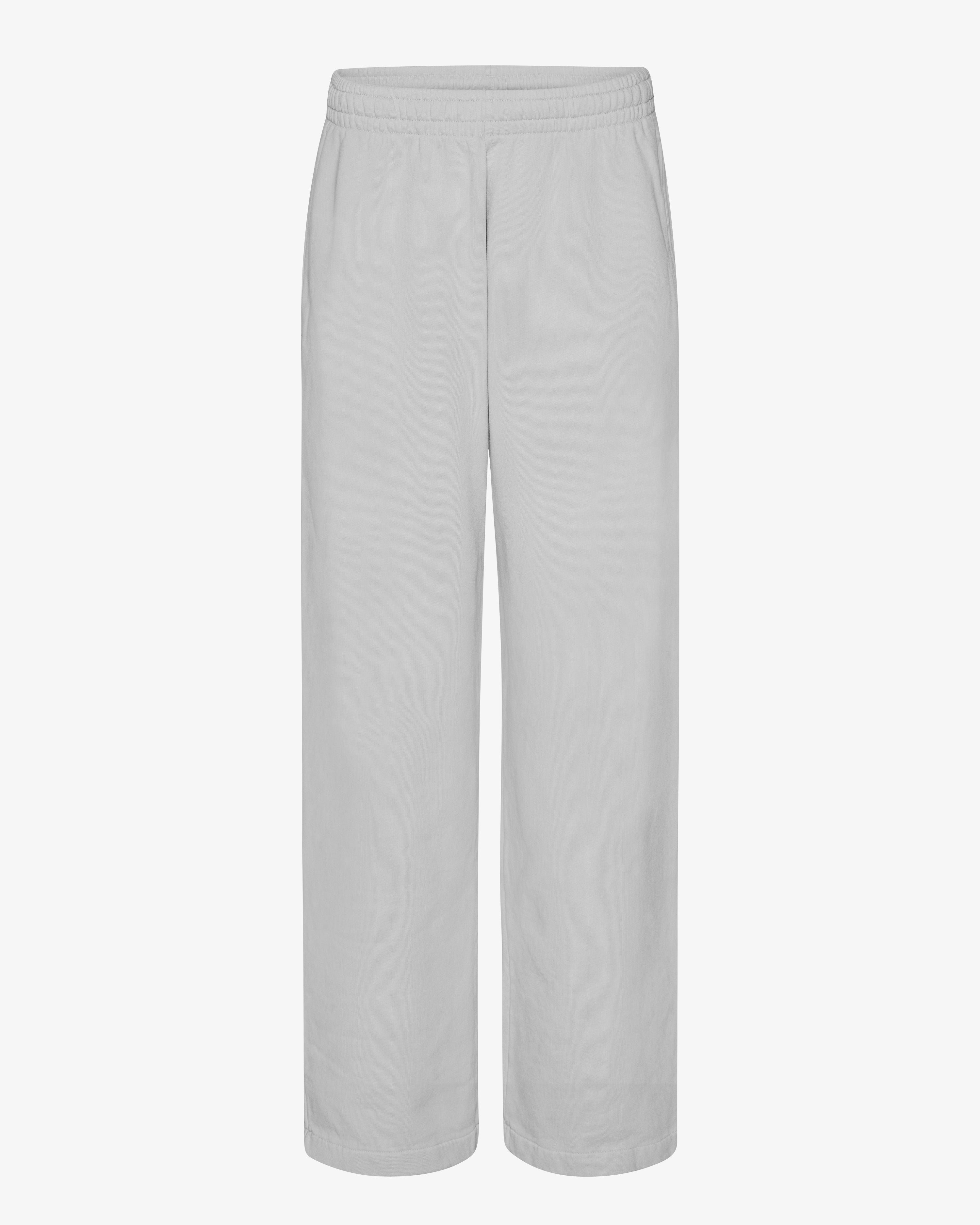 Organic Straight Leg Sweatpants - Faded Grey