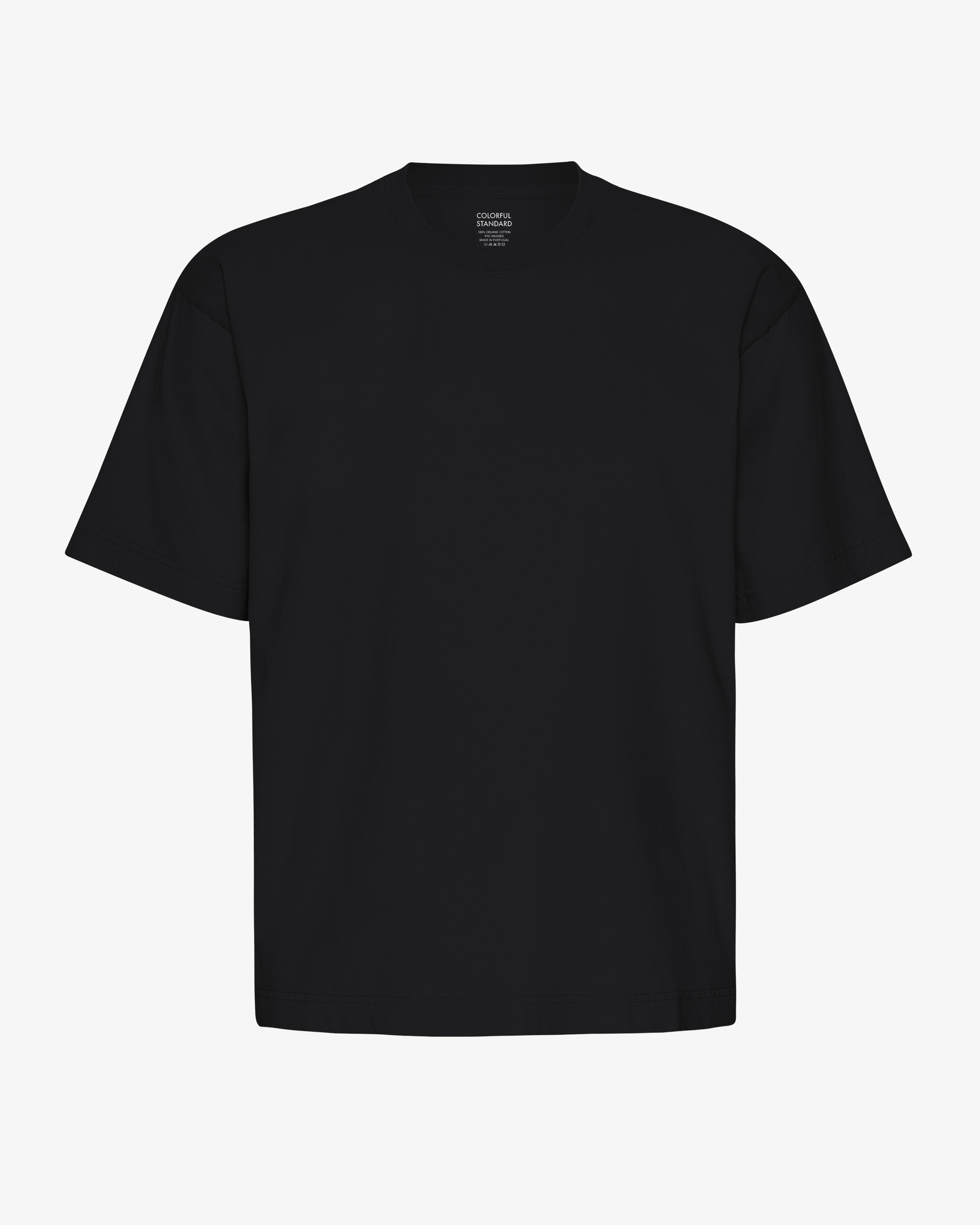 Oversized Organic T-Shirt - Deep Black