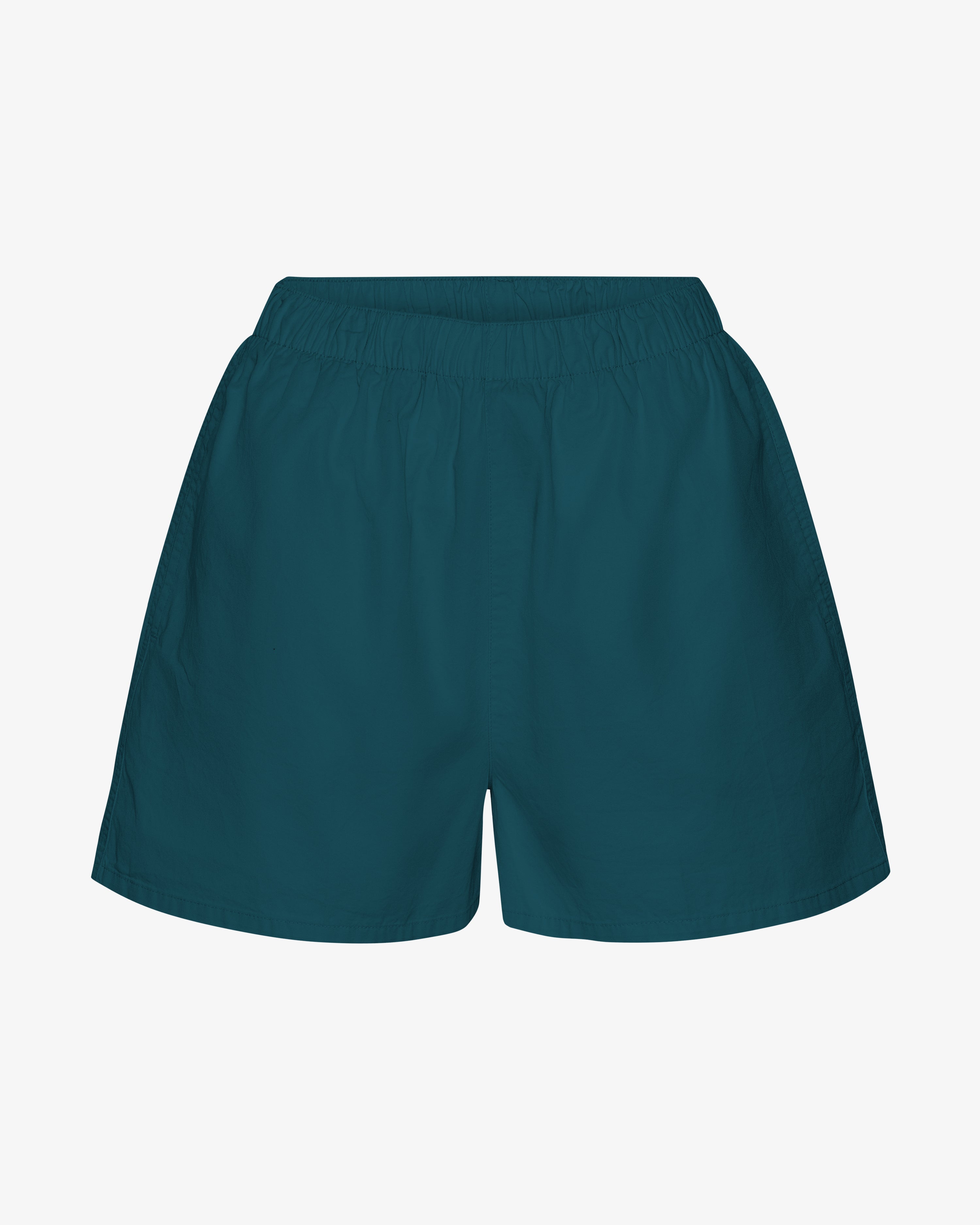 Women Organic Twill Shorts - Ocean Green