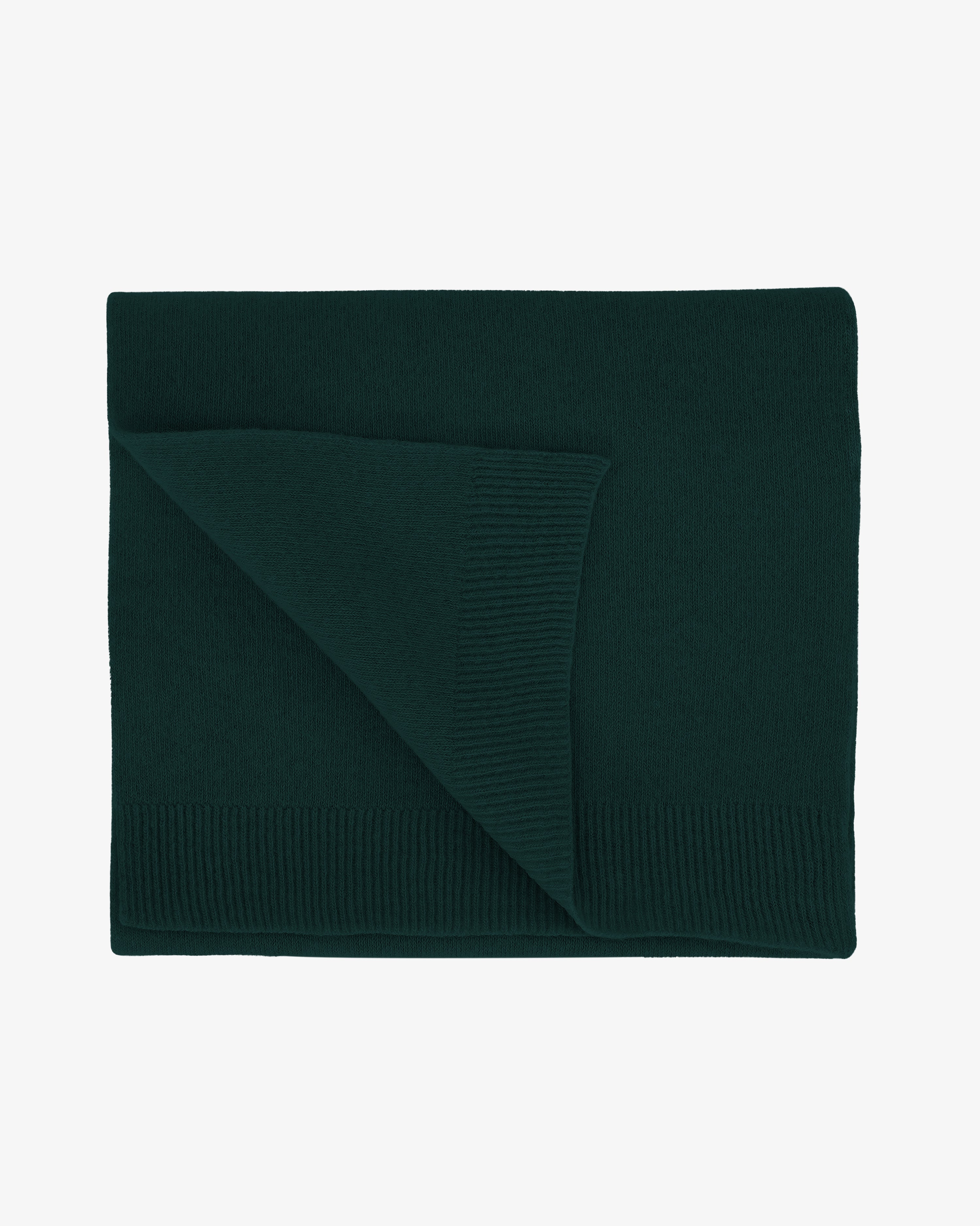 Merino Wool Scarf - Emerald Green