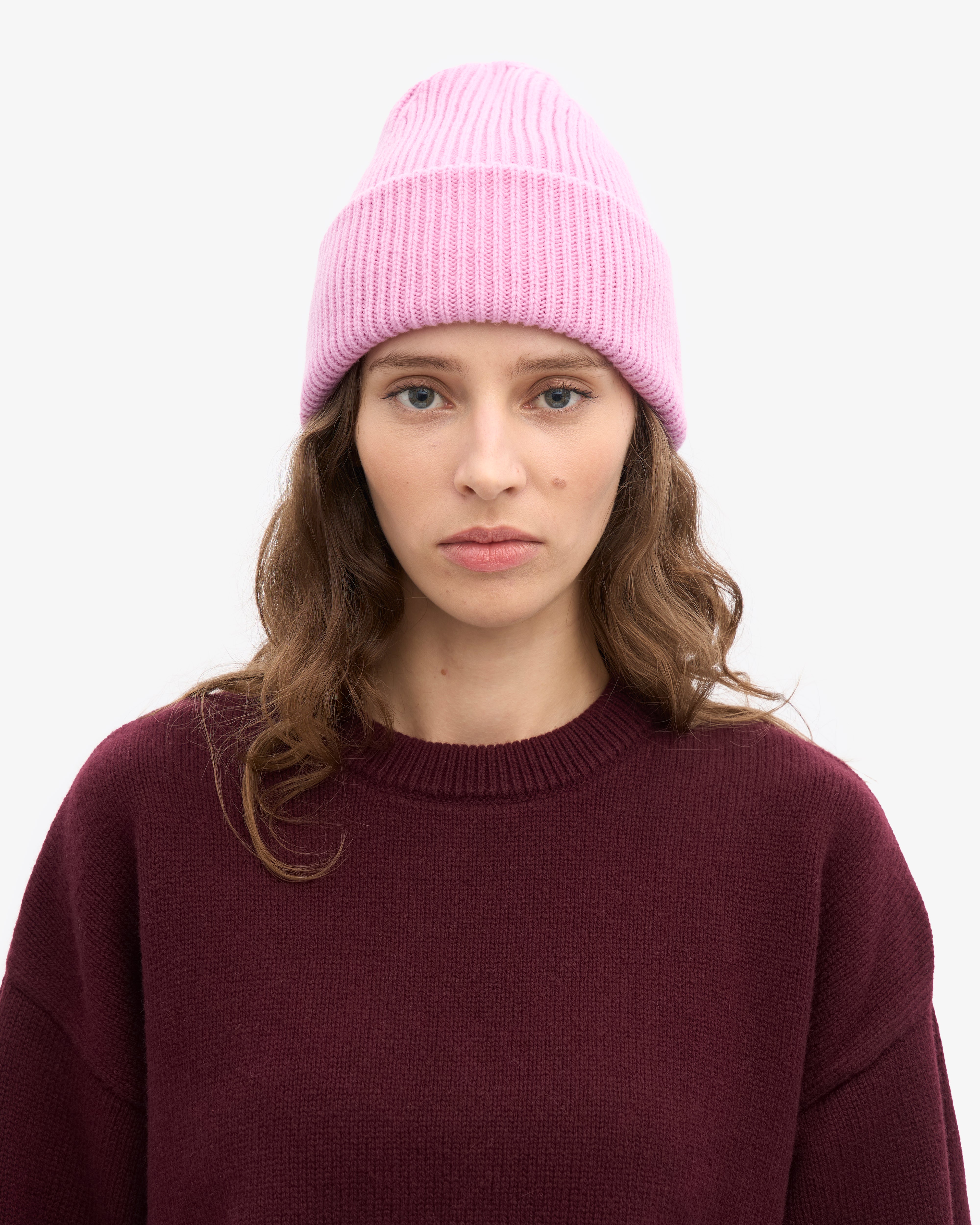 Merino Wool Hat - Cherry Blossom