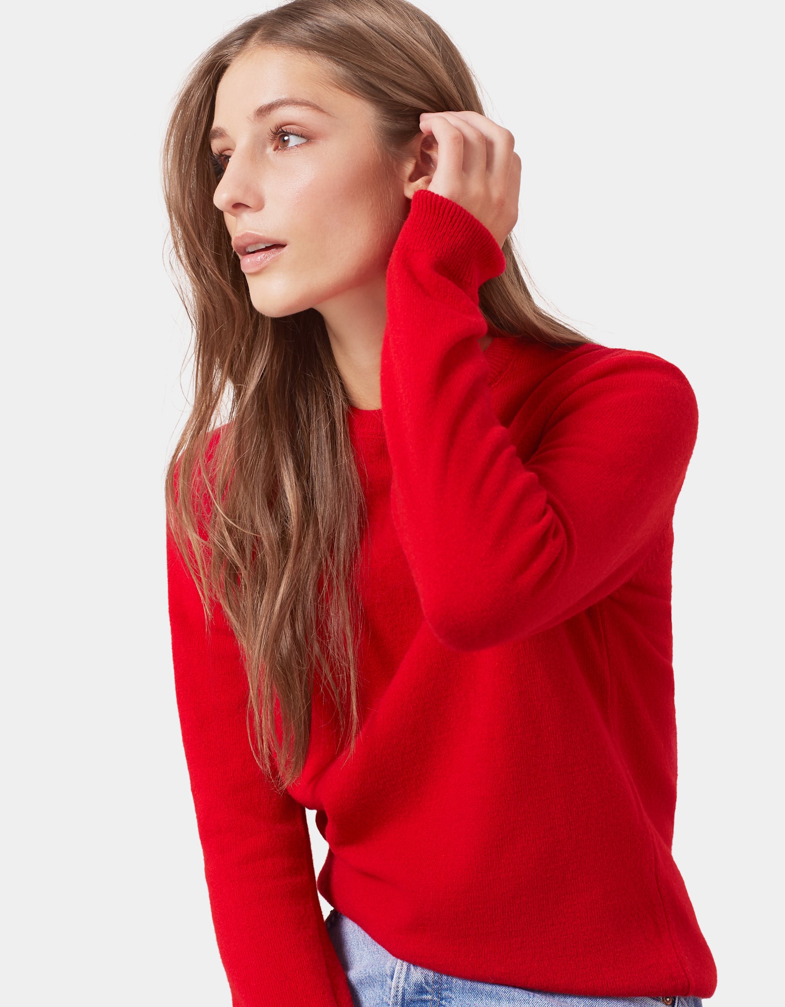 Colorful Standard Women Light Merino Wool Crew Women Merino Crew Light Honey Beige